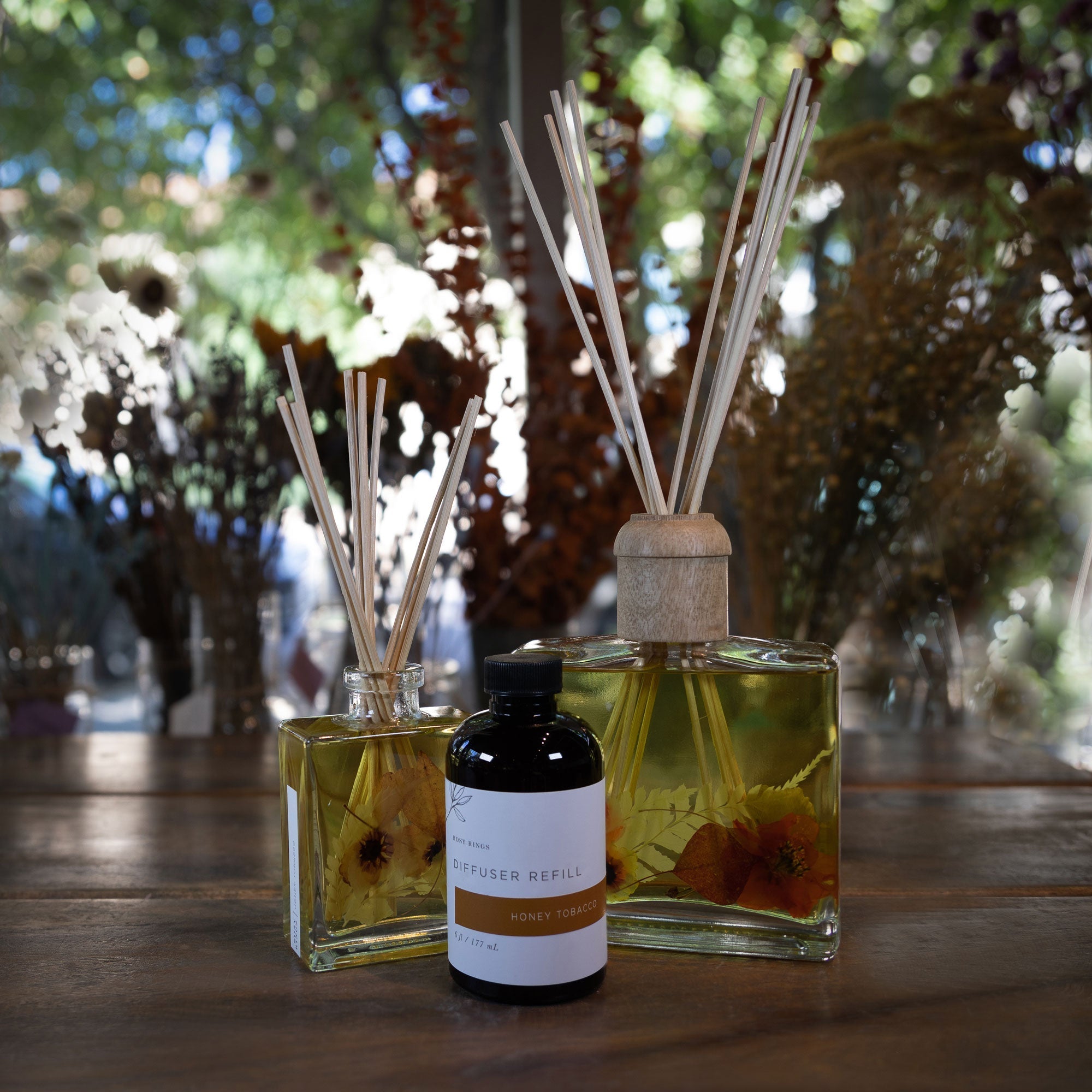 Signature Botanical Reed Diffuser - Honey Tobacco