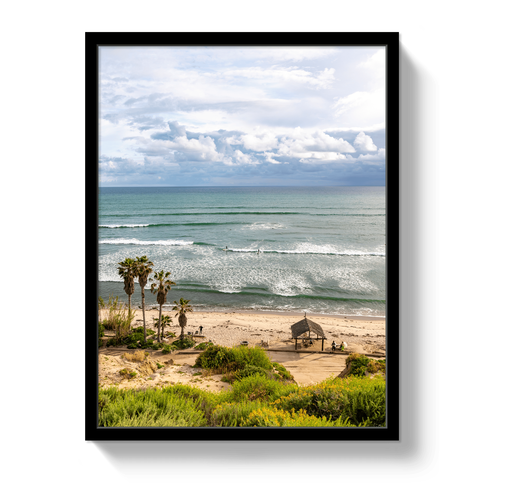 Johnny Vacay Black / 11x14 / Full Bleed San Onofre