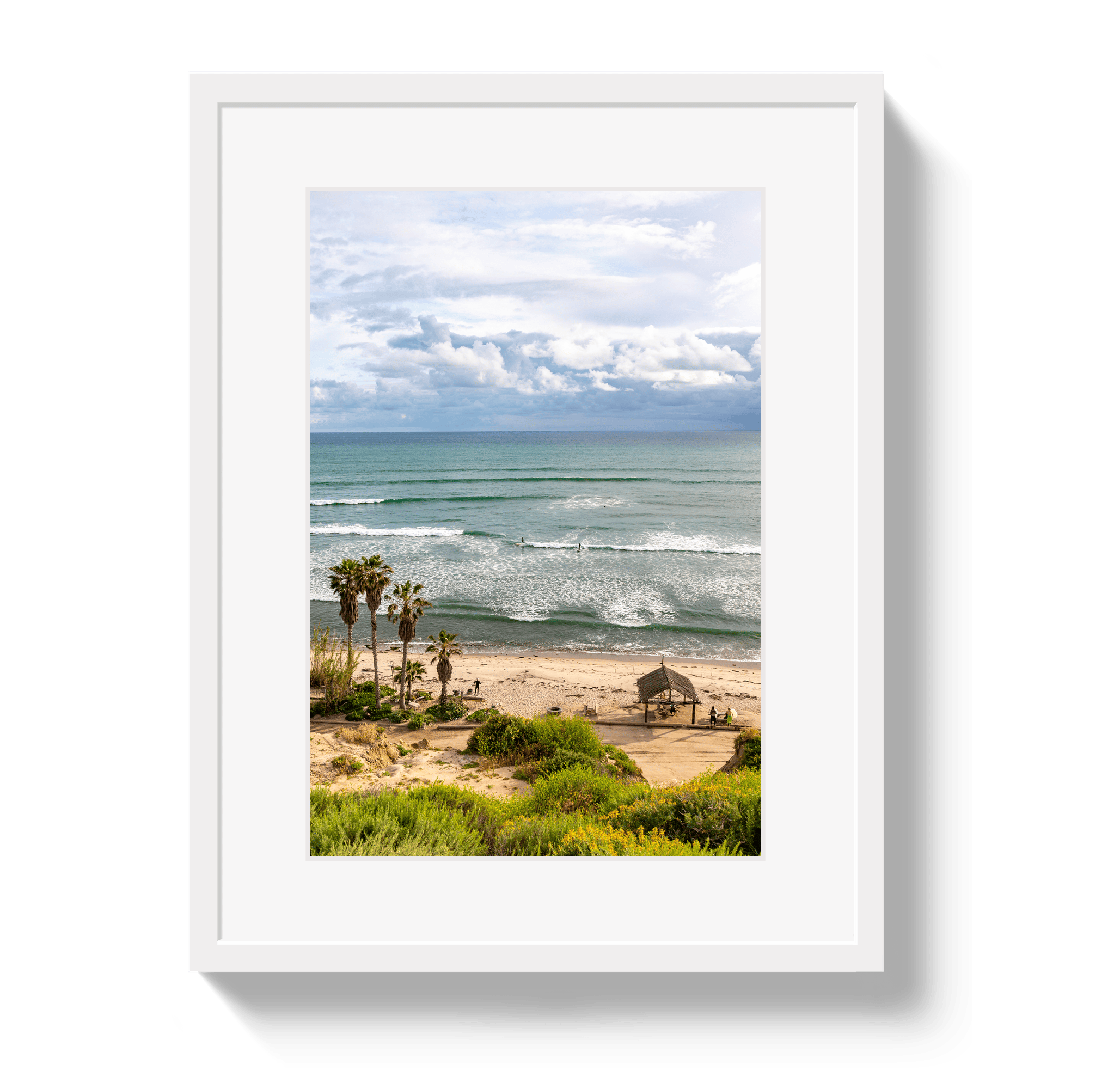 Johnny Vacay White / 11x14 / Matte San Onofre