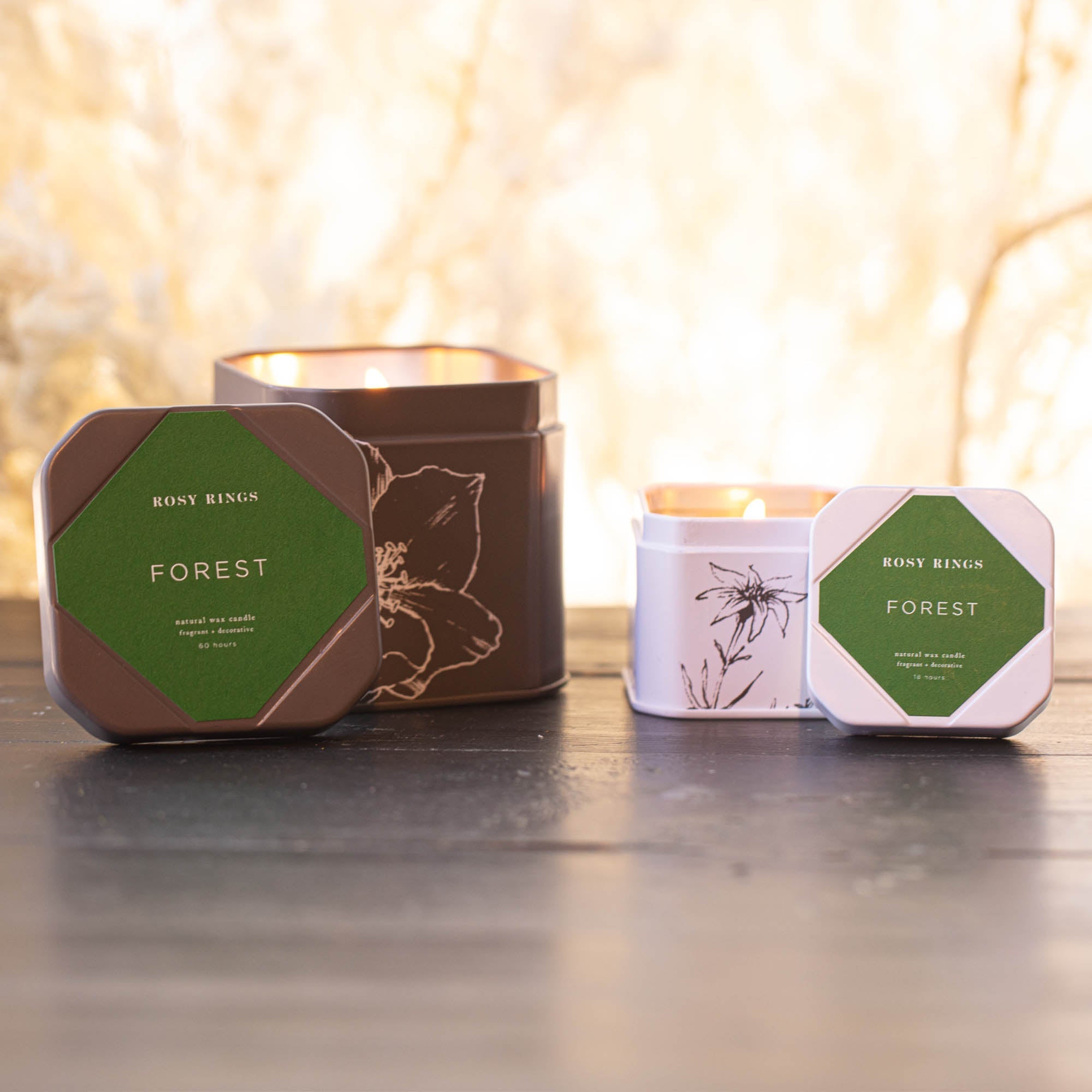 Accent Tin Candle - Forest