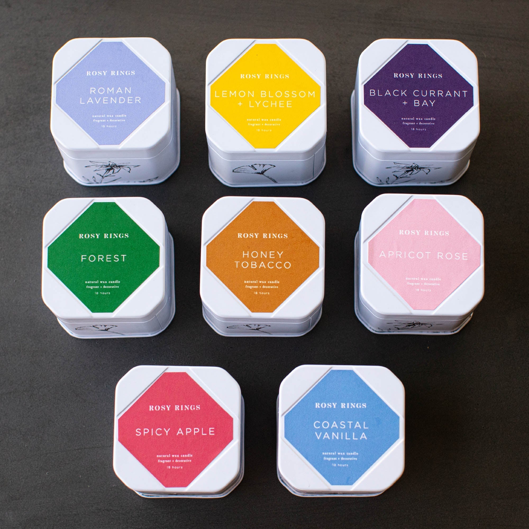 Petite Tin Candle - Apricot Rose