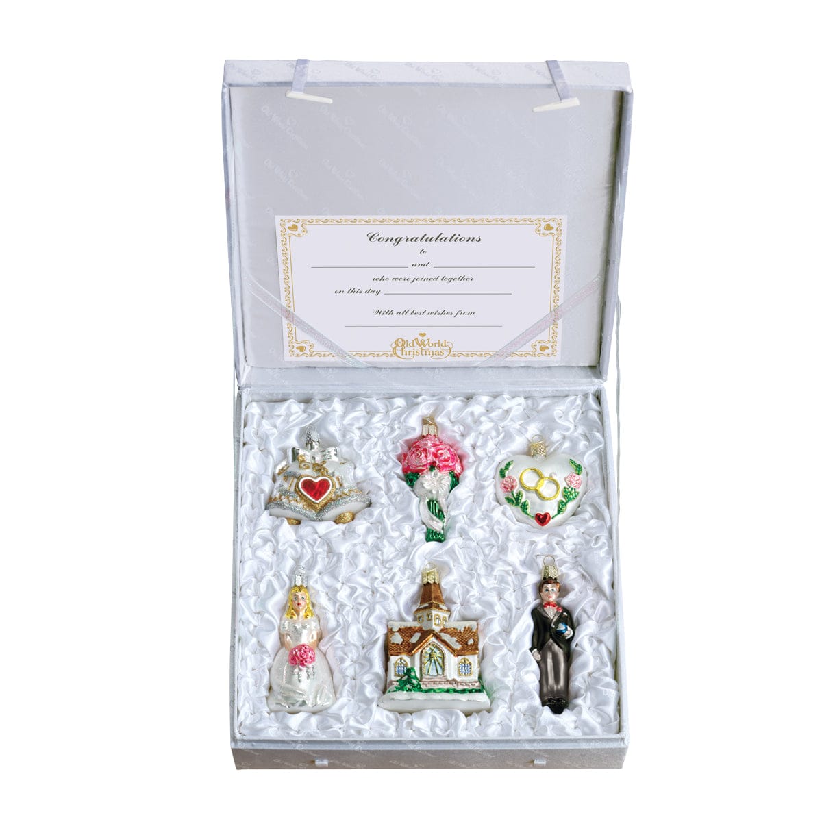 Old World Christmas 4 X 14.5 X 14.5 / 14011 Wedding Ornament Collection