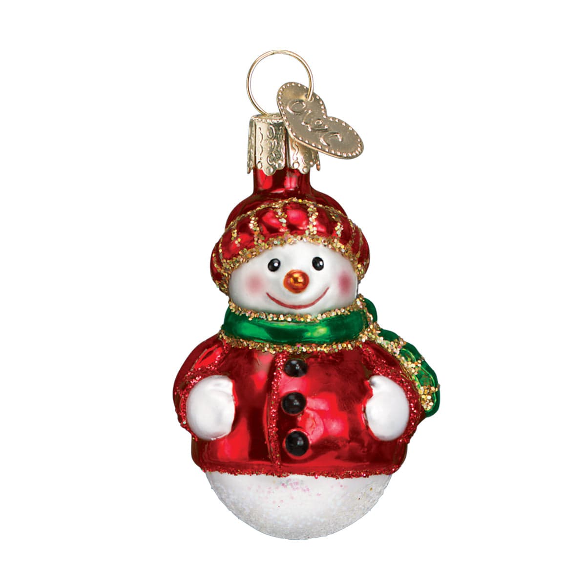 Old World Christmas 2.5 X 1.5 X 1 / 14022 Mini Snowman Ornament Set