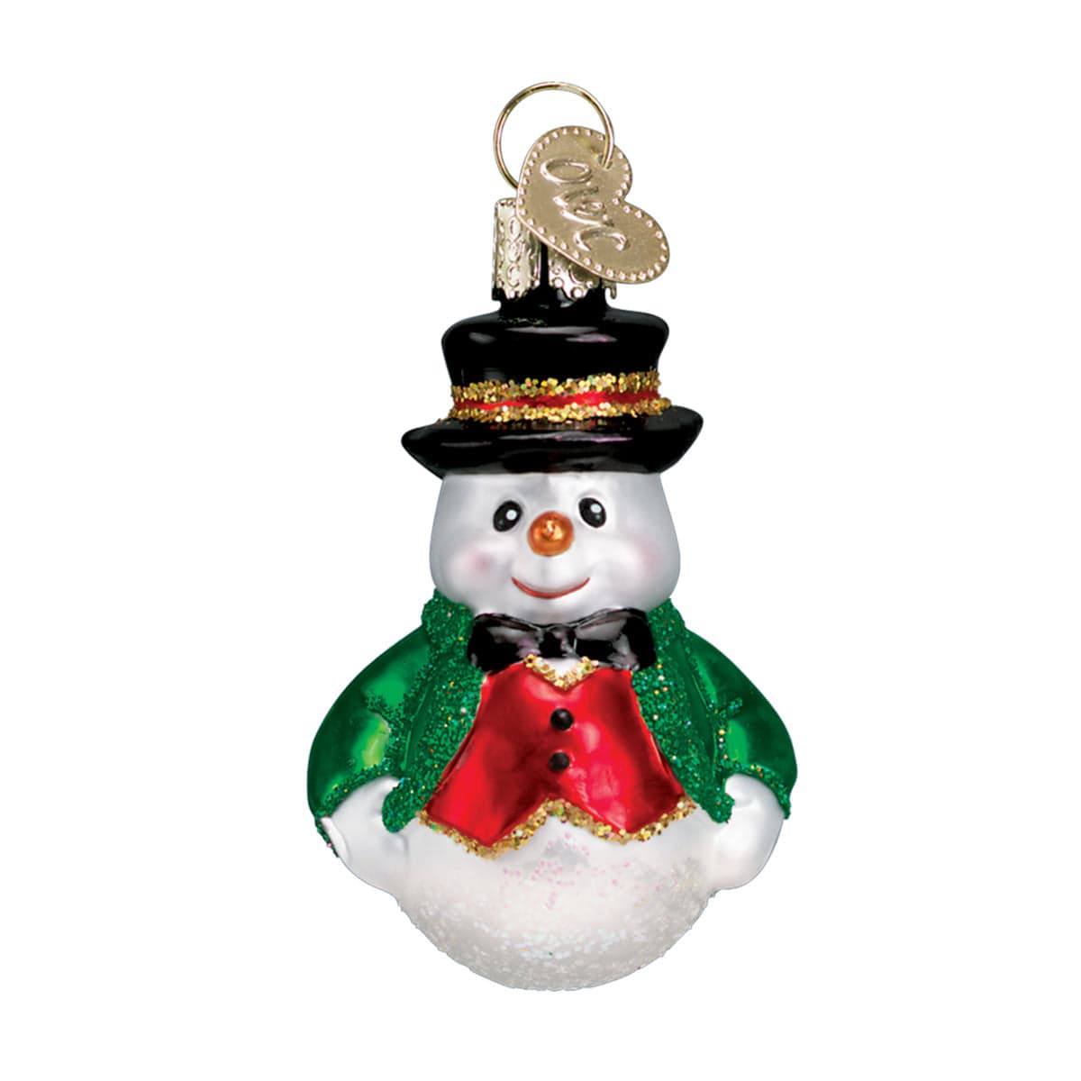 Old World Christmas 2.5 X 1.5 X 1 / 14022 Mini Snowman Ornament Set