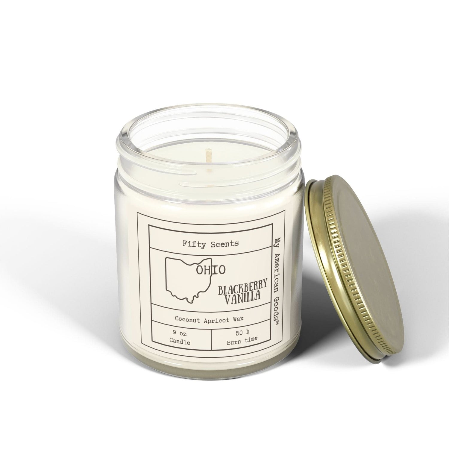 Ohio - Coconut Apricot Wax in Blackberry Vanilla | Eco-Friendly Home Fragrance - My American Goods
