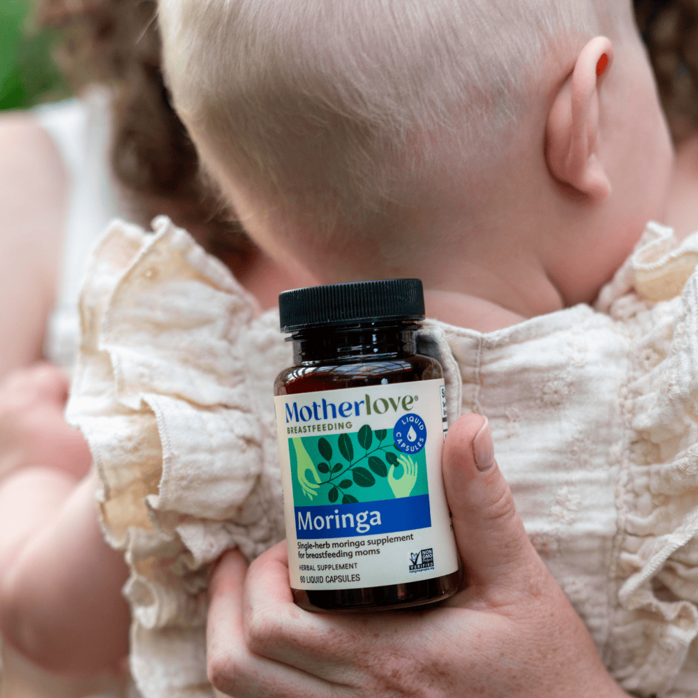 Motherlove Herbal Company Breastfeeding Moringa (Malunggay) - Liquid Capsules
