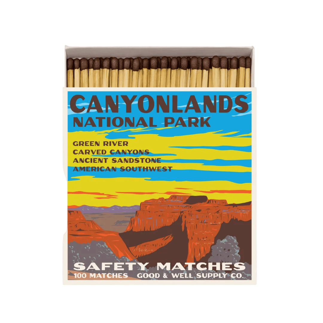 Good & Well Supply Co. Canyonlands Vintage National Park Cabin Matches