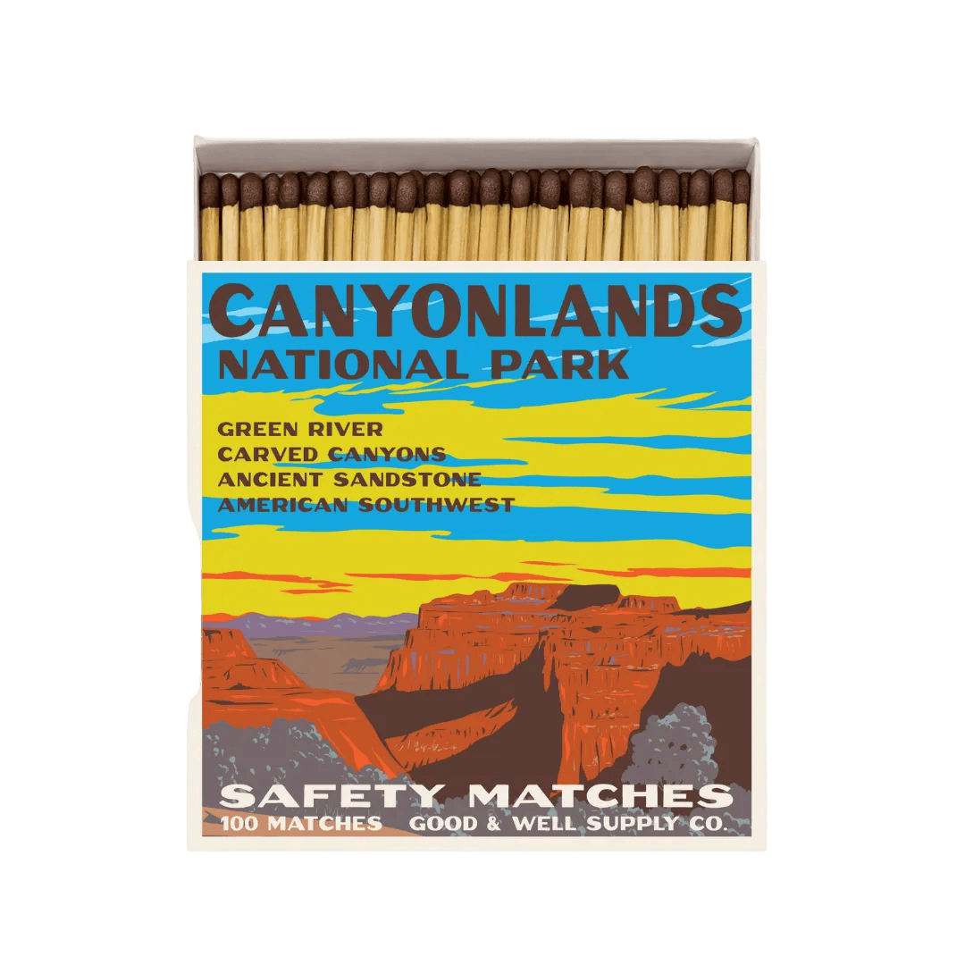 Good & Well Supply Co Canyonlands Vintage National Park Cabin Matches