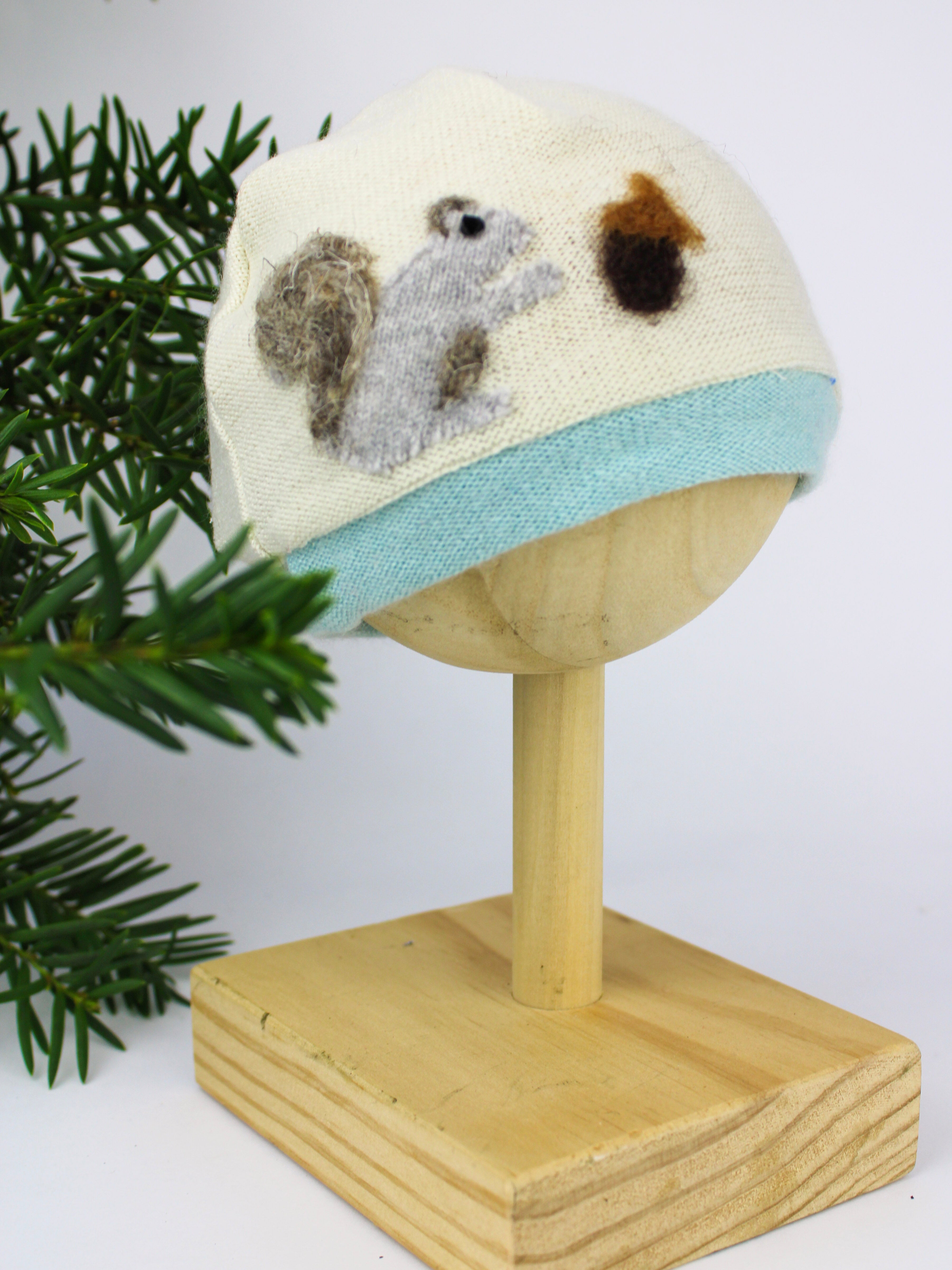Squirrel Cashmere Hat - Baby - My American Goods