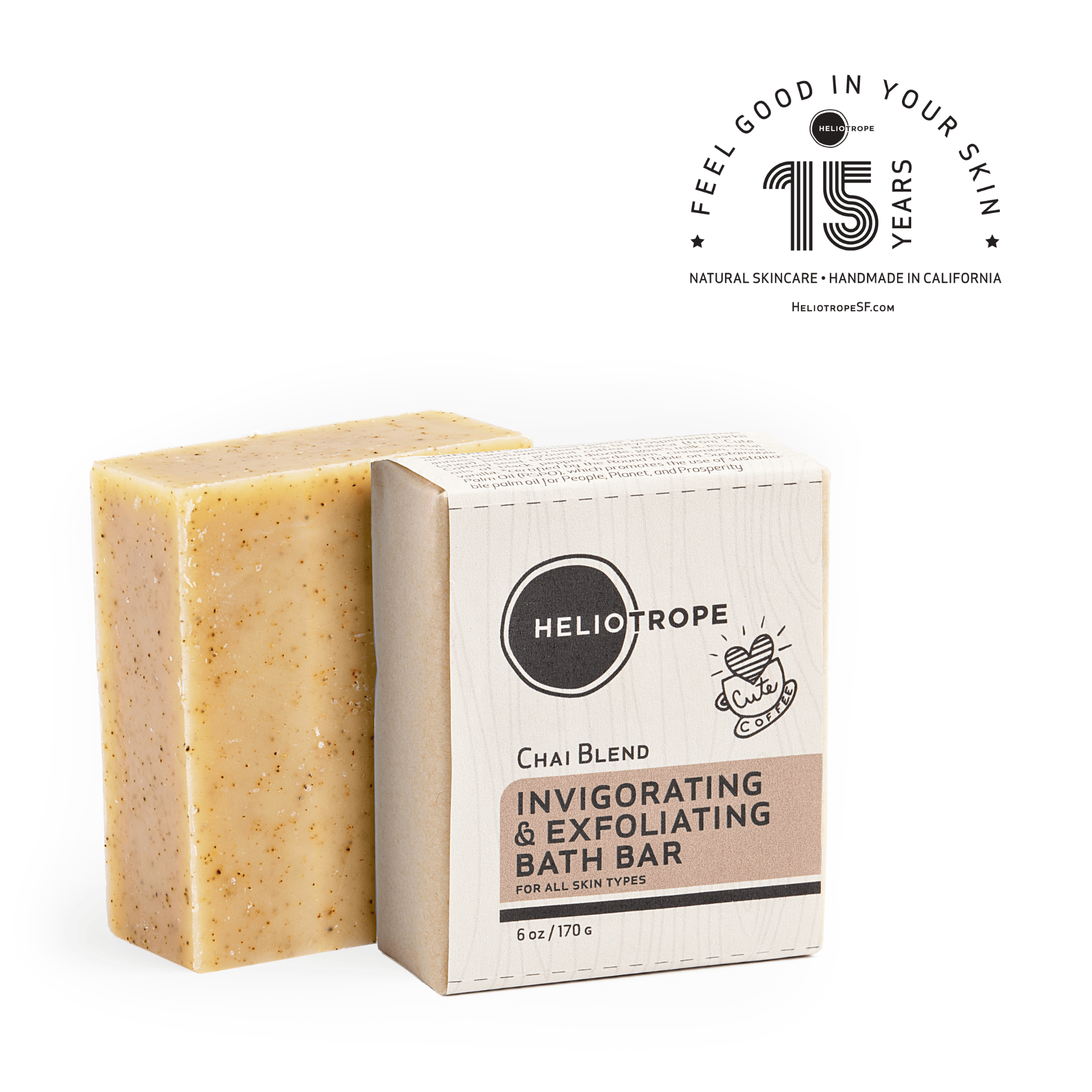 Heliotrope SF Soap Exfoliating Bath Bars