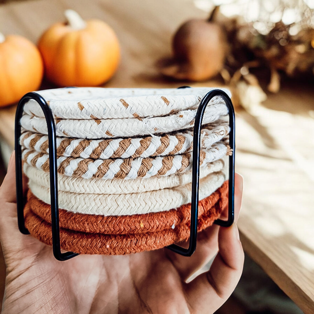 Fall Fabric Coasters - My American Goods