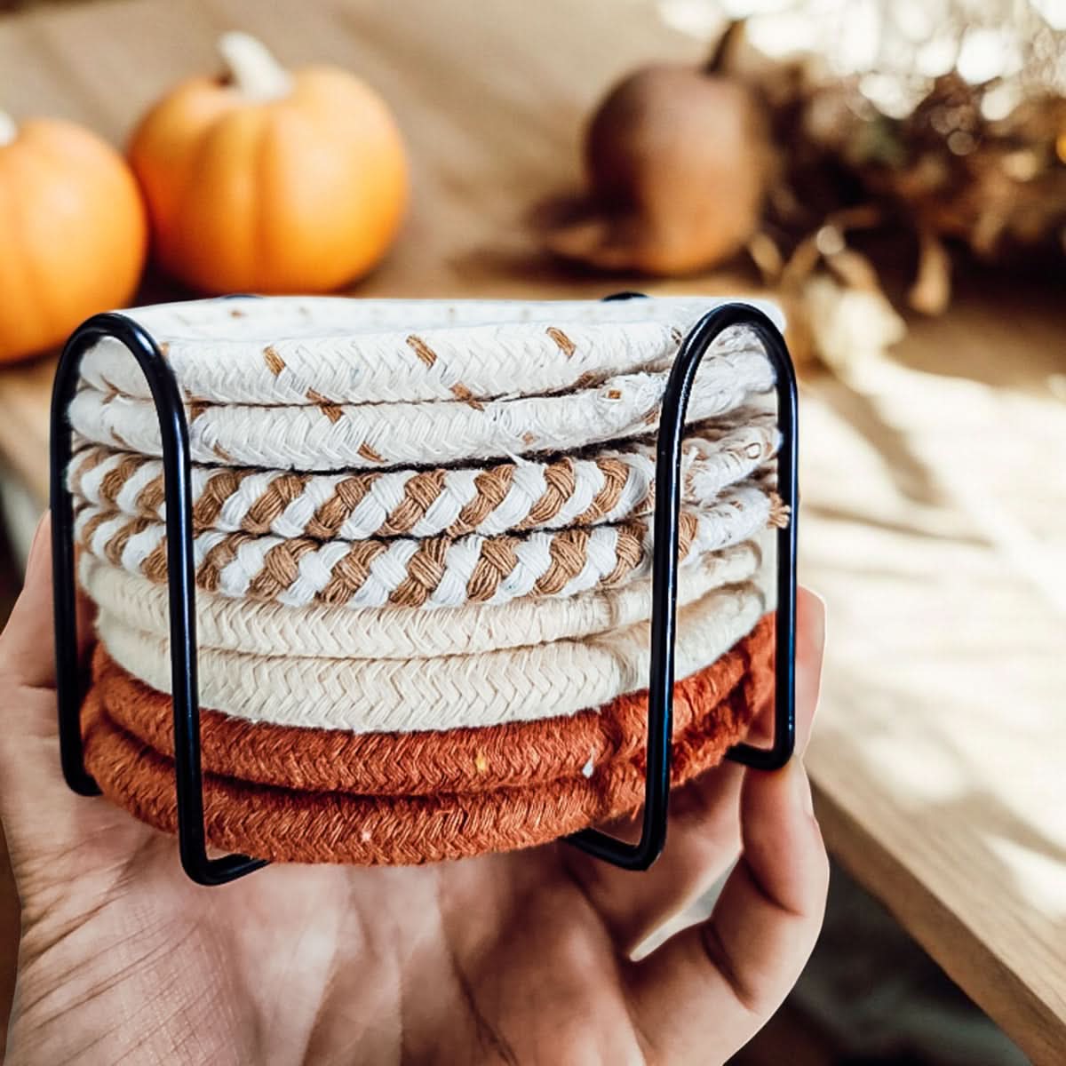 Fall Fabric Coasters - My American Goods