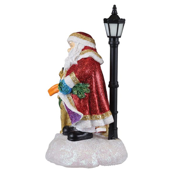 Old World Christmas 8 X 4 X 4.4 / 15504 Endeering Santa Lighted Figurine