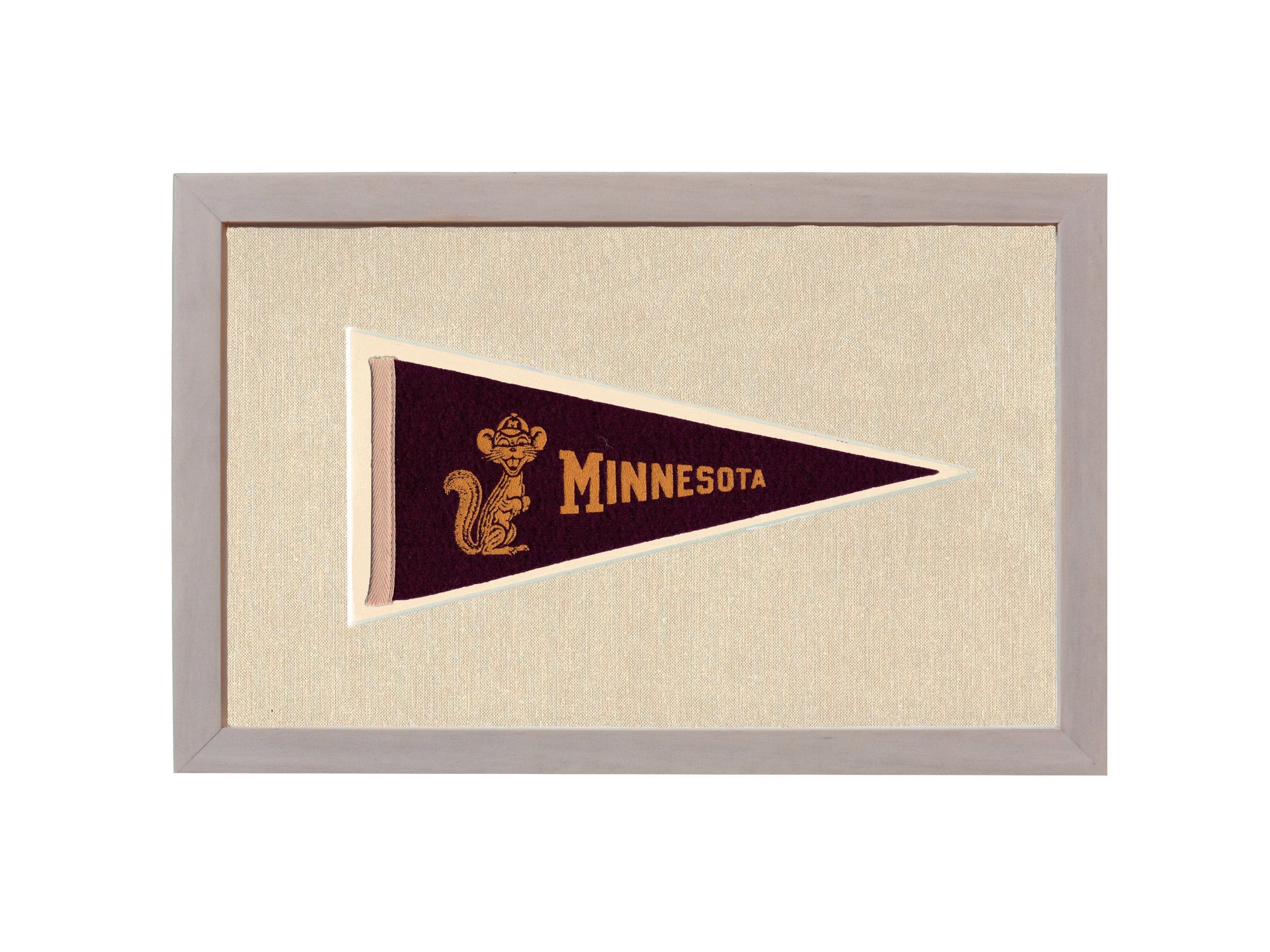 Americana Memories Vintage Pennants and Memorabilia Vintage Minnesota Pennant