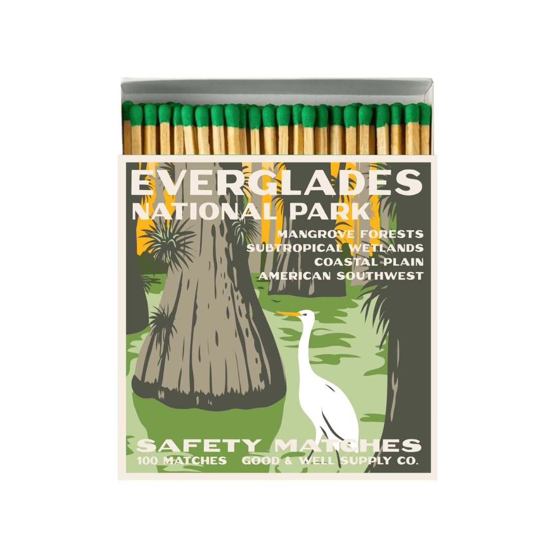 Good & Well Supply Co Everglades Vintage National Park Cabin Matches