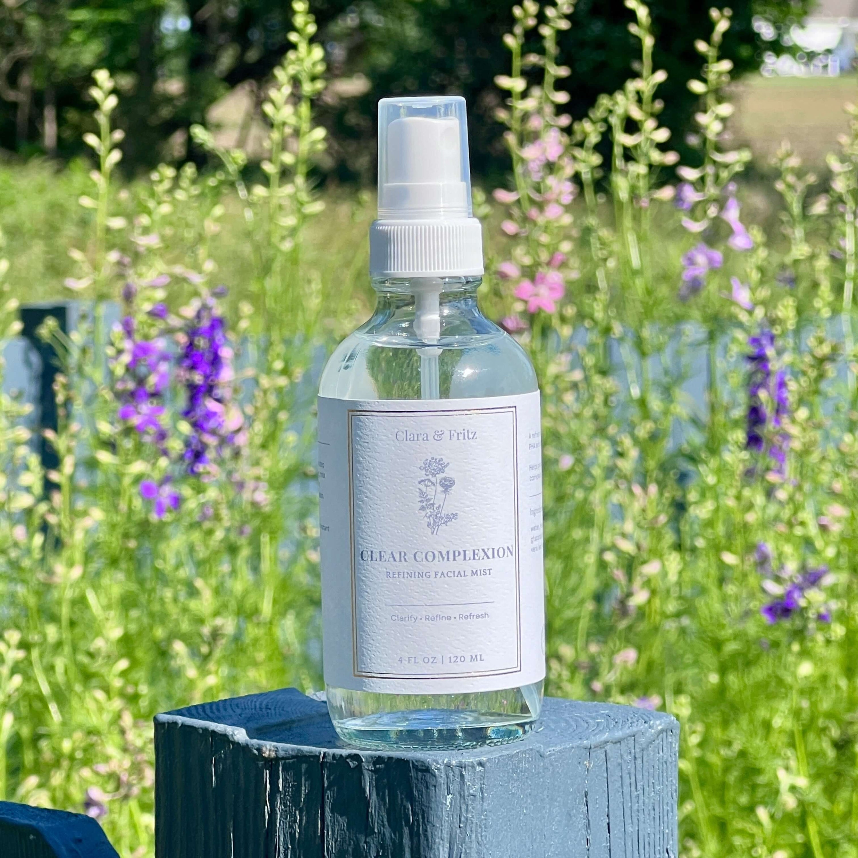 Clara & Fritz Tallow Shop Toner Clear Complexion Refining Facial Mist