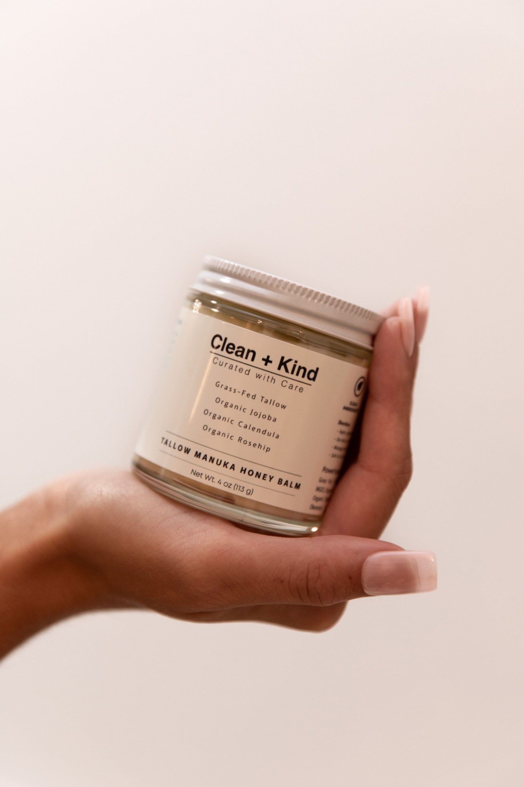 Clean + Kind Whipped Tallow Honey Balm