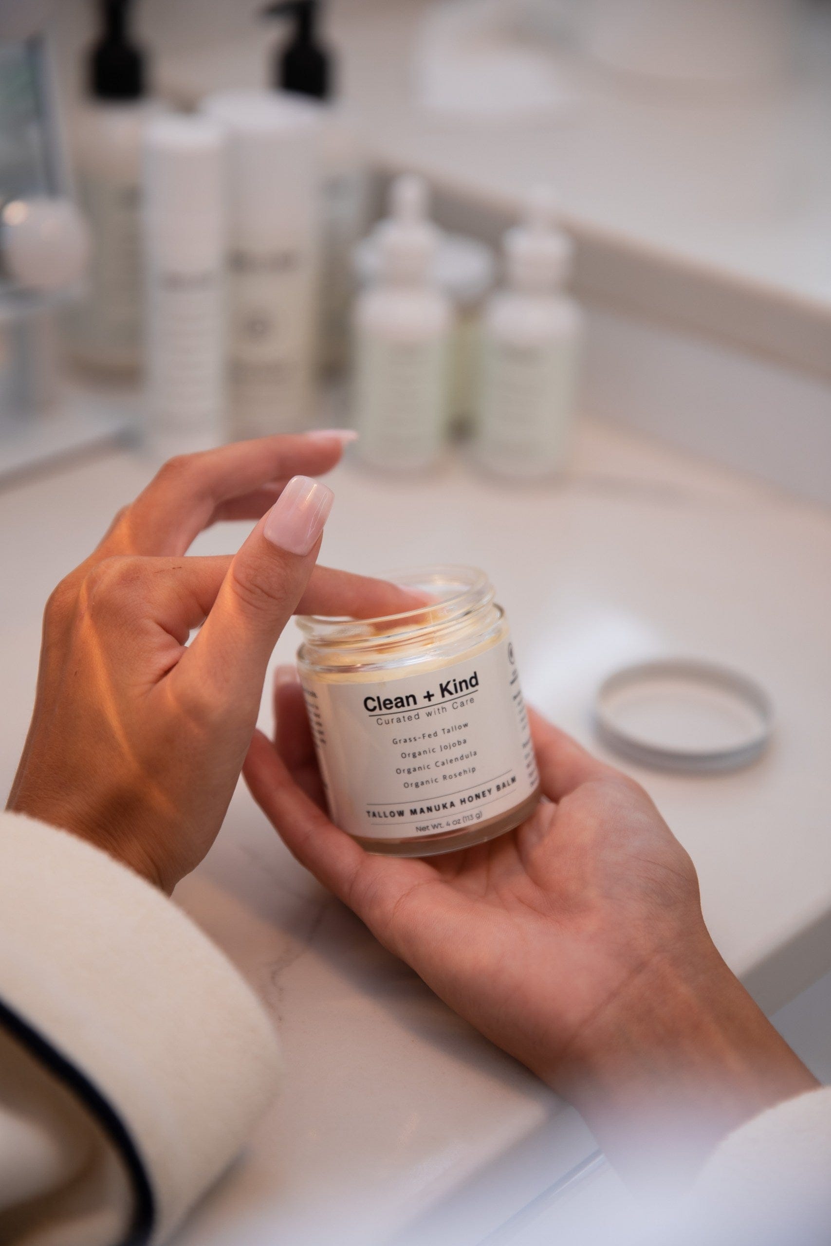 Clean + Kind Whipped Tallow Honey Balm