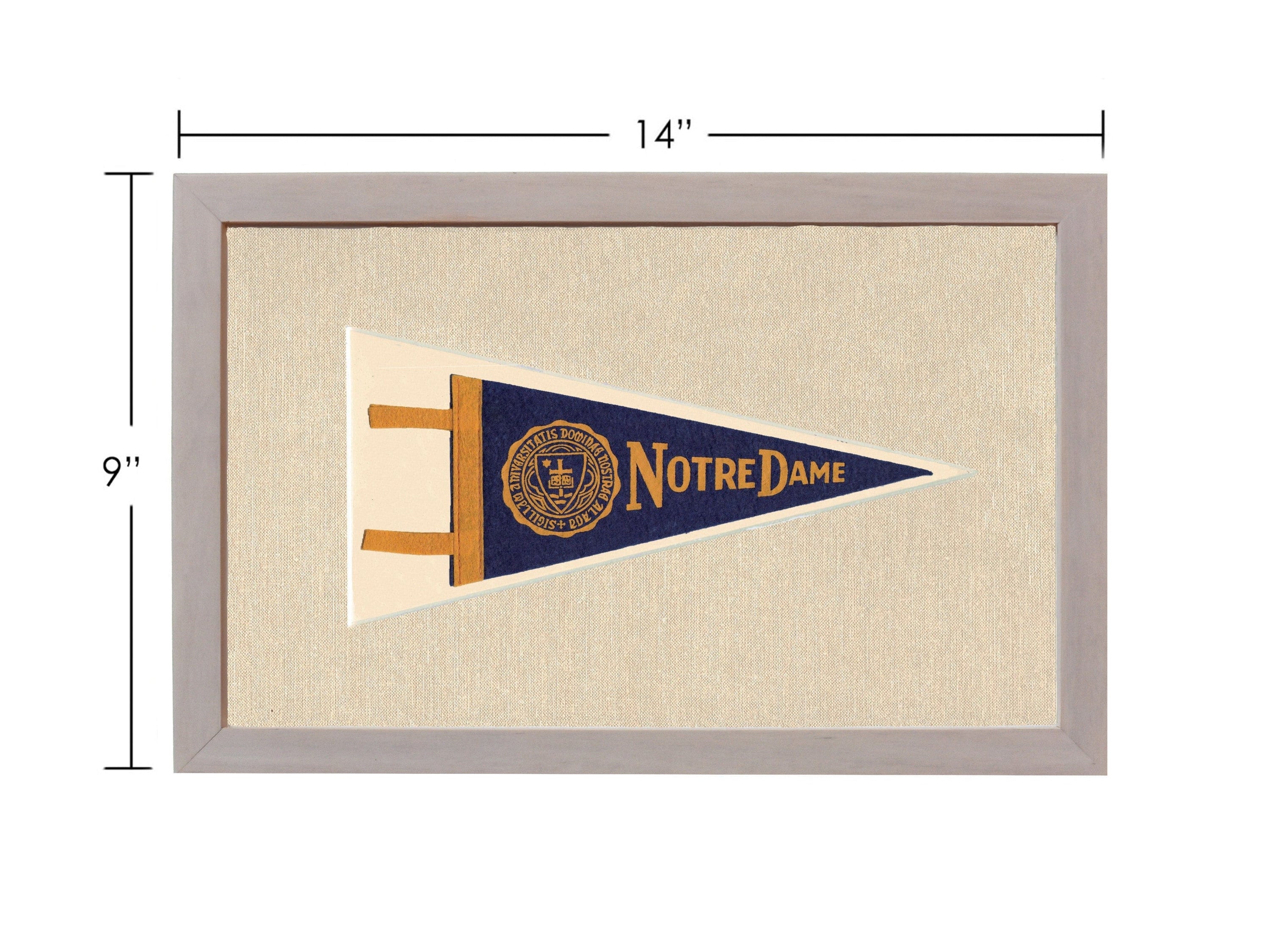 Americana Memories Vintage Pennants and Memorabilia Vintage Notre Dame Pennant