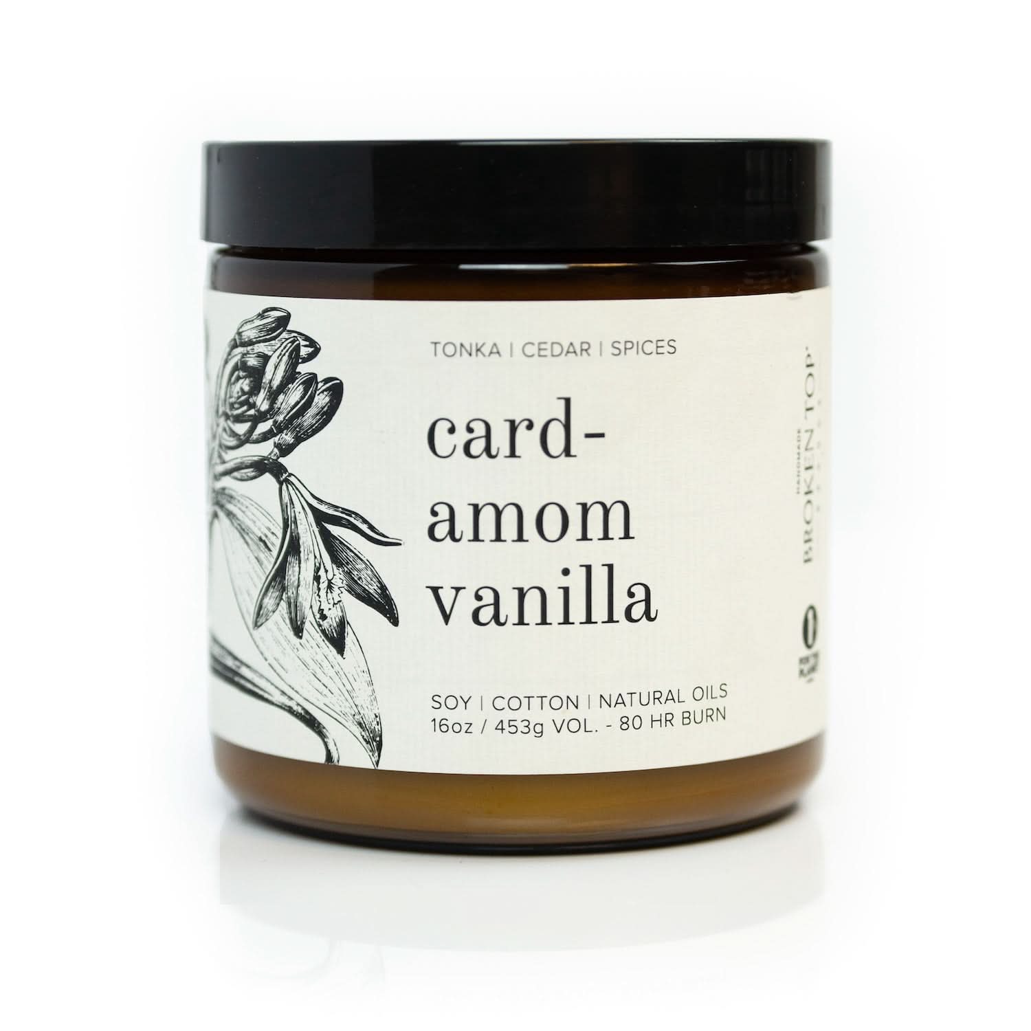 Broken Top Brands Candle 16oz Cardamom Vanilla Soy Candle
