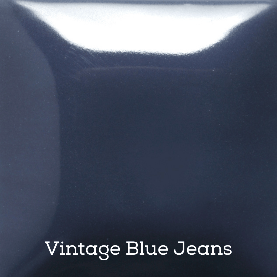 Ruby Clay Company Vintage Blue Jeans Buoy & Lifesaver Column Vase in 5 Colors
