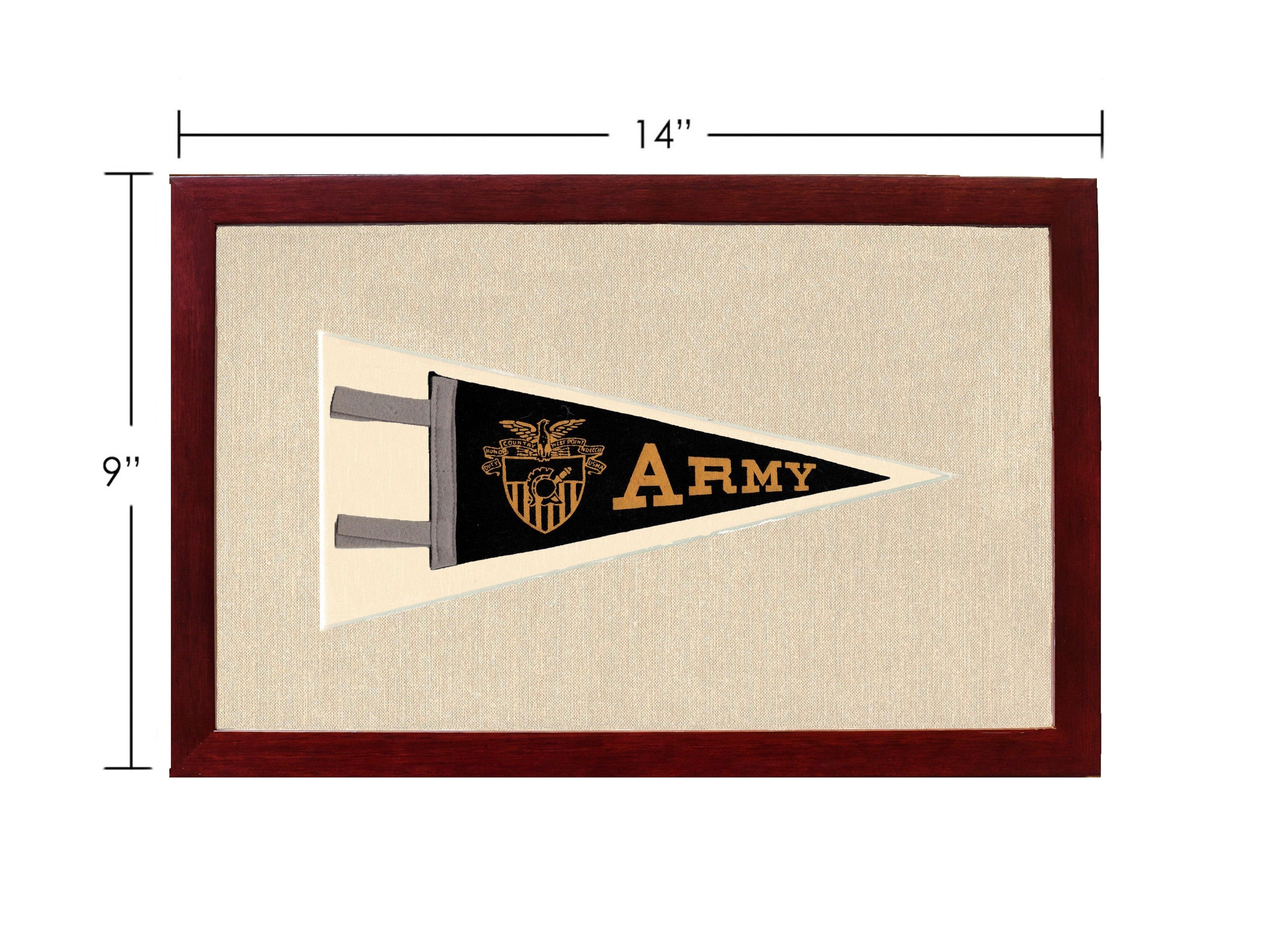 Americana Memories Vintage Pennants and Memorabilia Vintage Army Pennant