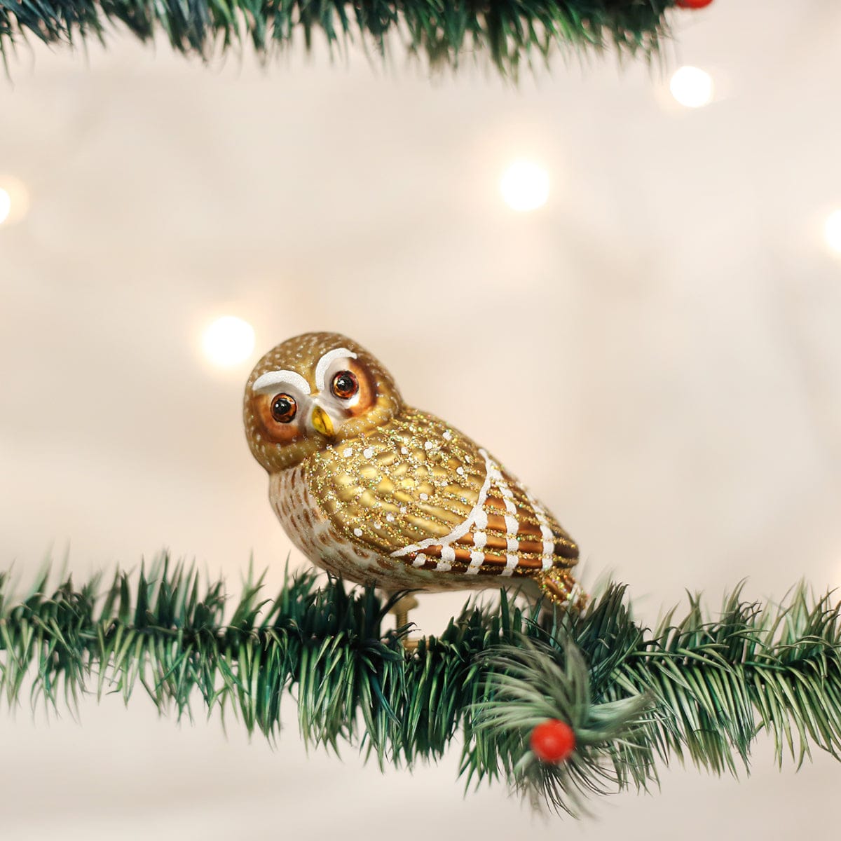 Old World Christmas 2.25 X 3.25 X 2 / 18067 Pygmy Owl Ornament