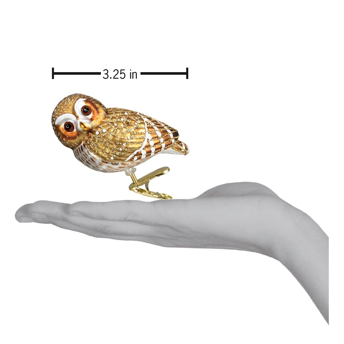 Old World Christmas 2.25 X 3.25 X 2 / 18067 Pygmy Owl Ornament