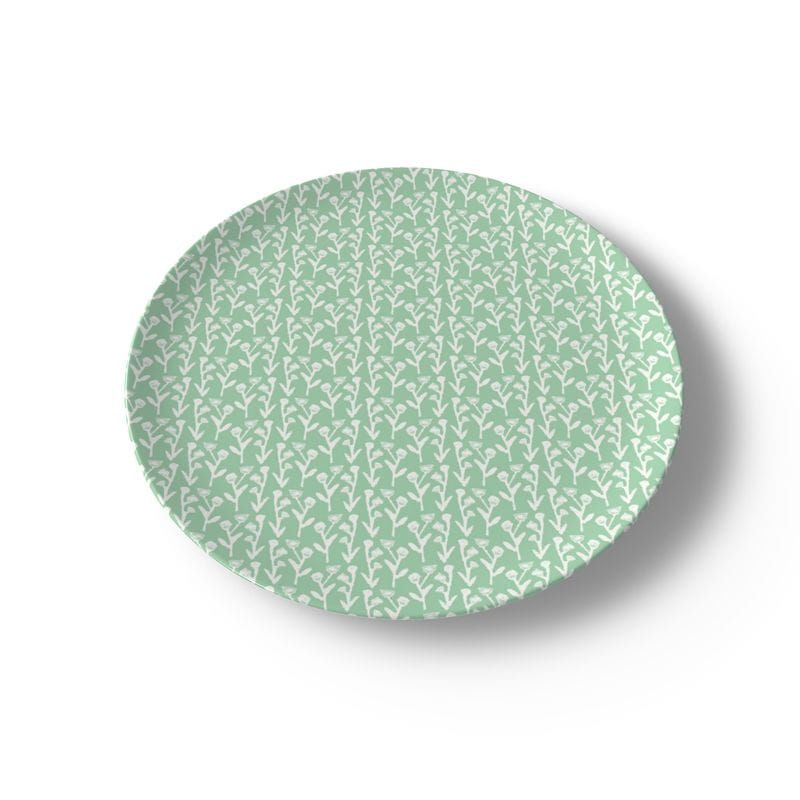 Set of Mint Green Ivy Manor China Plate (Set of 2, 4 or 8) - My American Goods