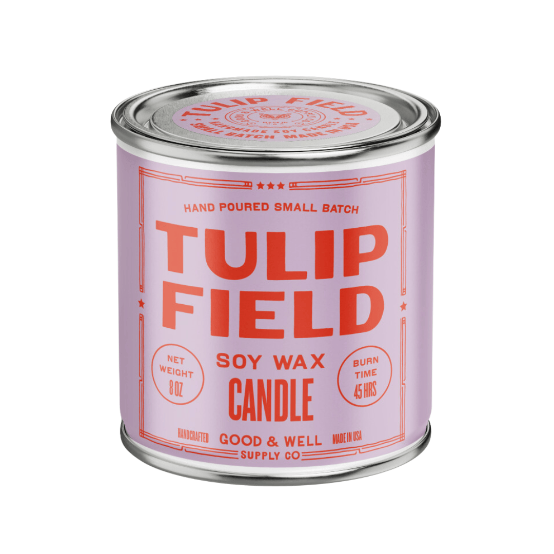 Tulip Field Happy Place Candle - My American Goods