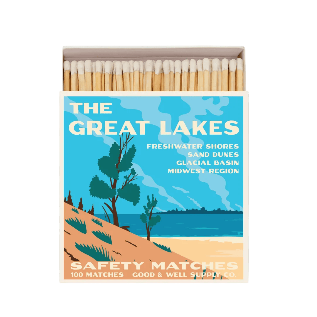 Good & Well Supply Co Great Lakes Vintage National Park Cabin Matches