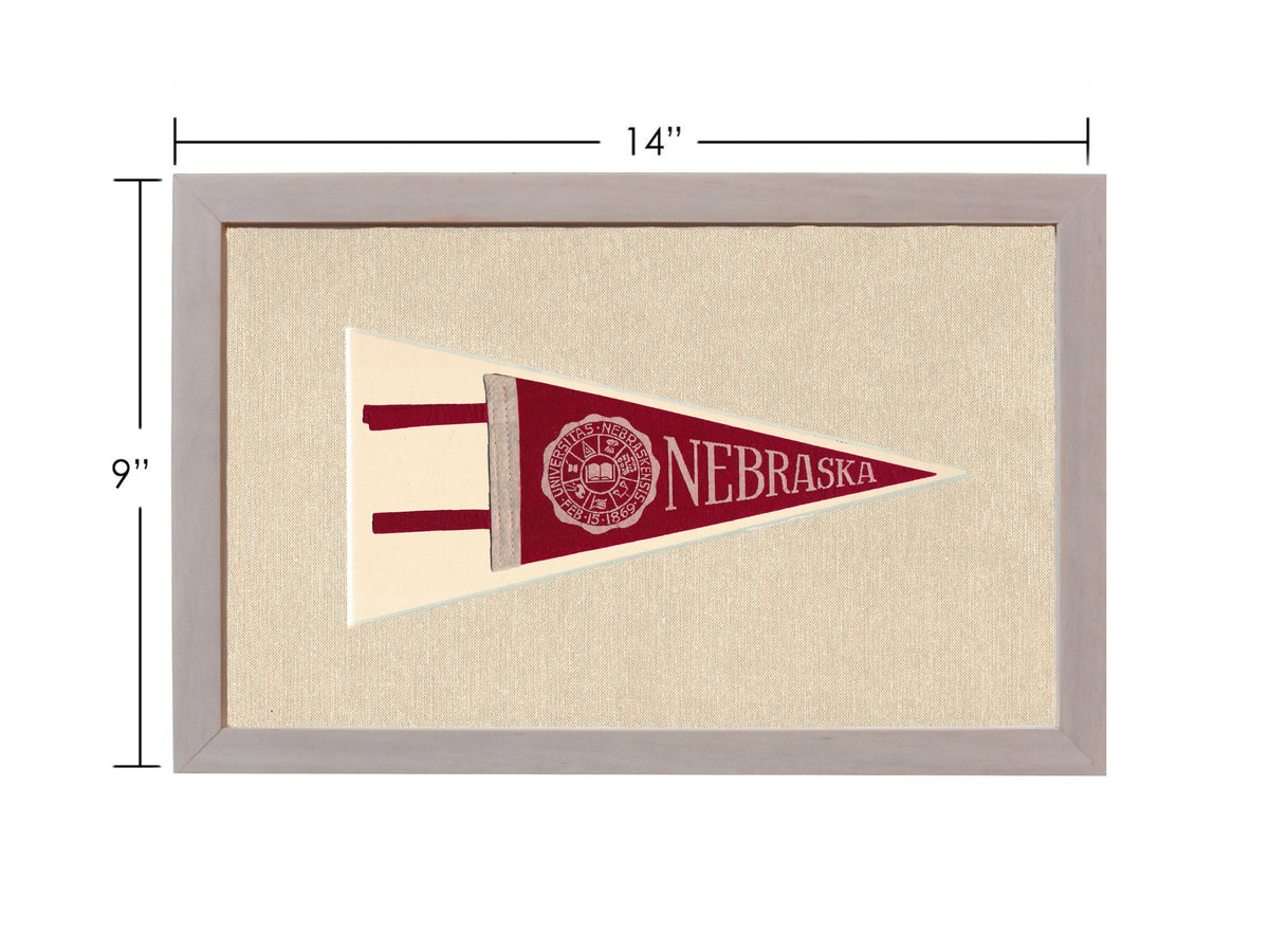 Vintage University of Nebraska Pennant