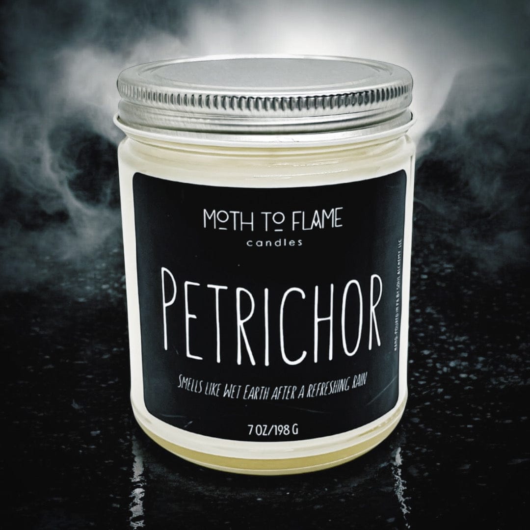 Moth to Flame Candles Candles Petrichor – Grounding Earth-Scented Candle (7 oz)
