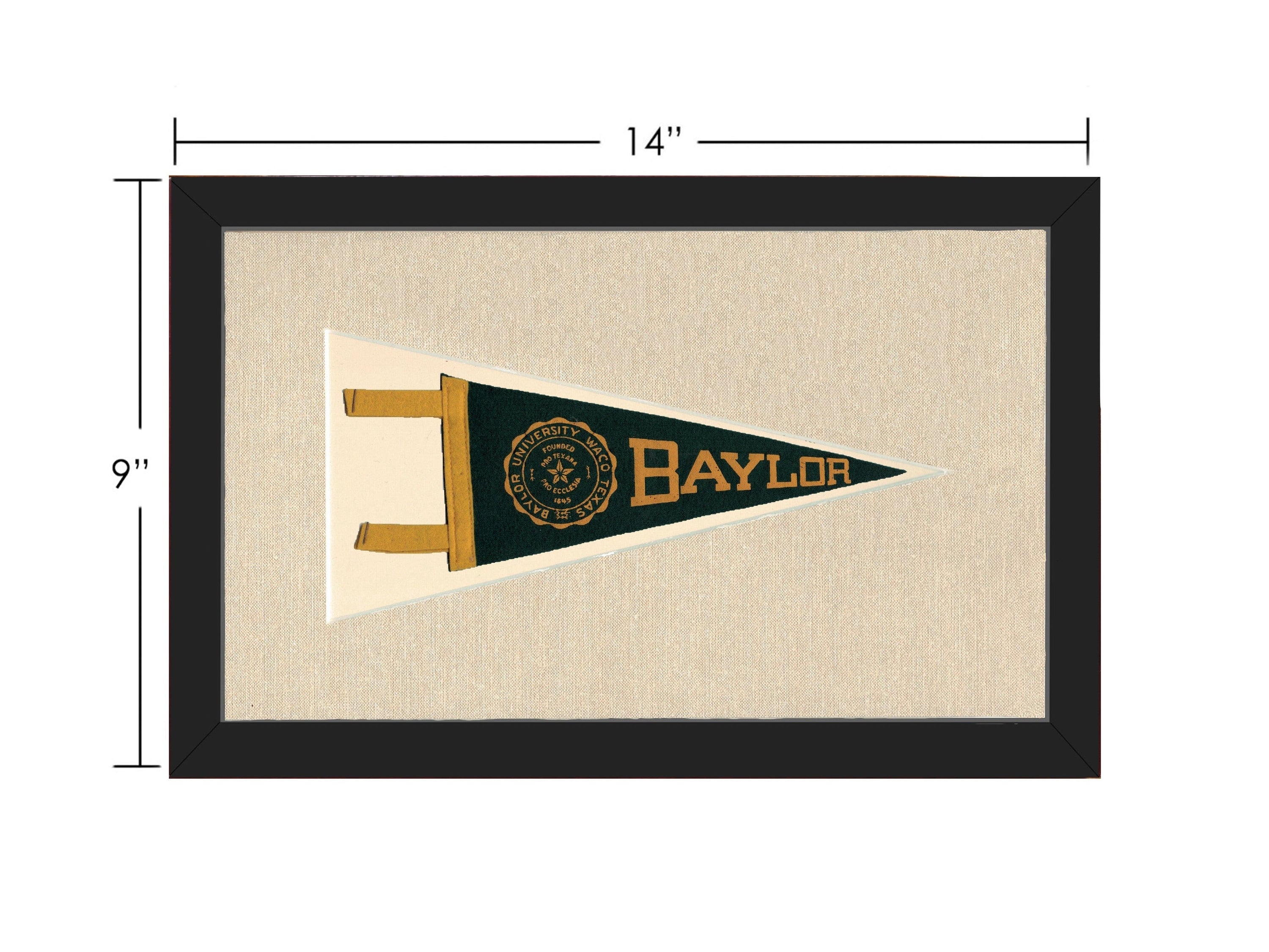 Americana Memories Vintage Pennants and Memorabilia Vintage Baylor University Pennant