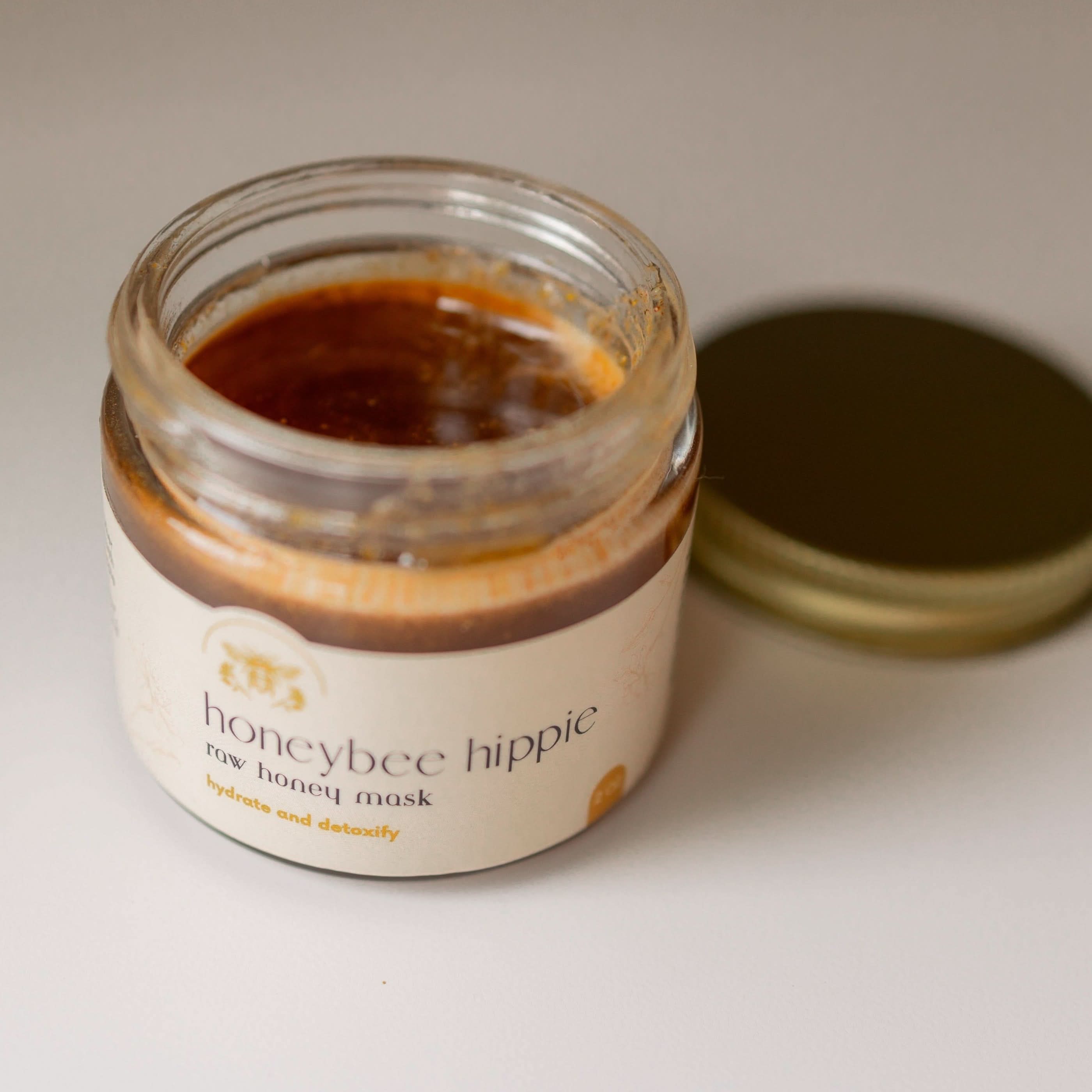 Honeybee Hippie Honey Face Mask Herbal Infused Raw Honey Mask