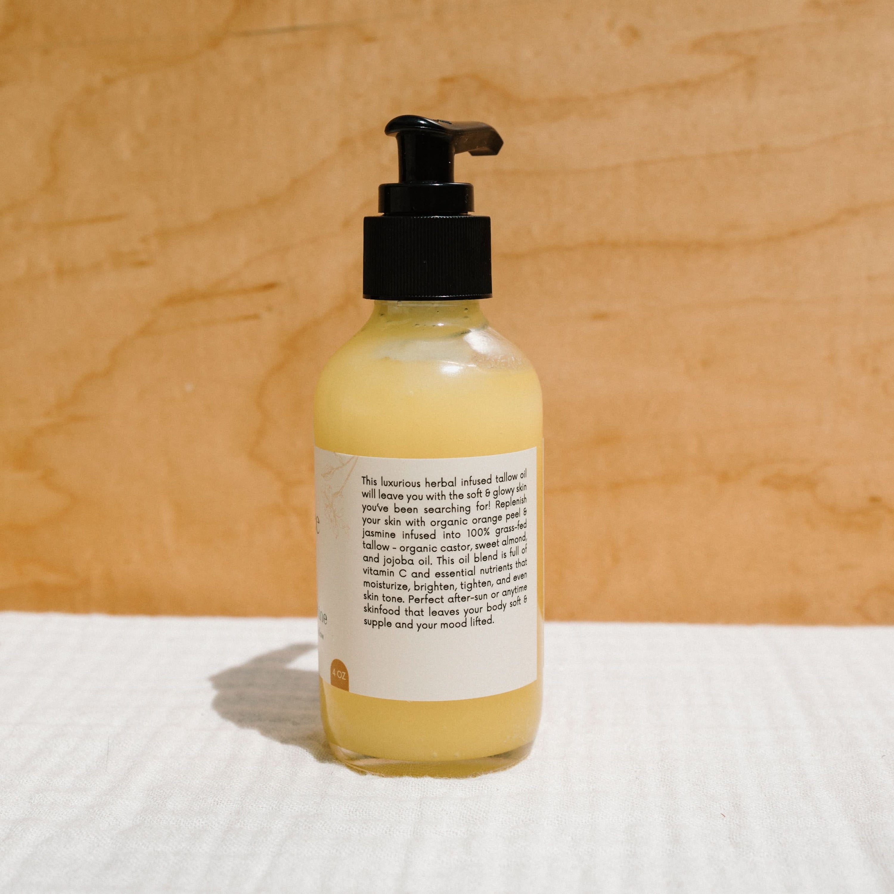 Honeybee Hippie tallow body oil California Sunshine - Tallow Oil
