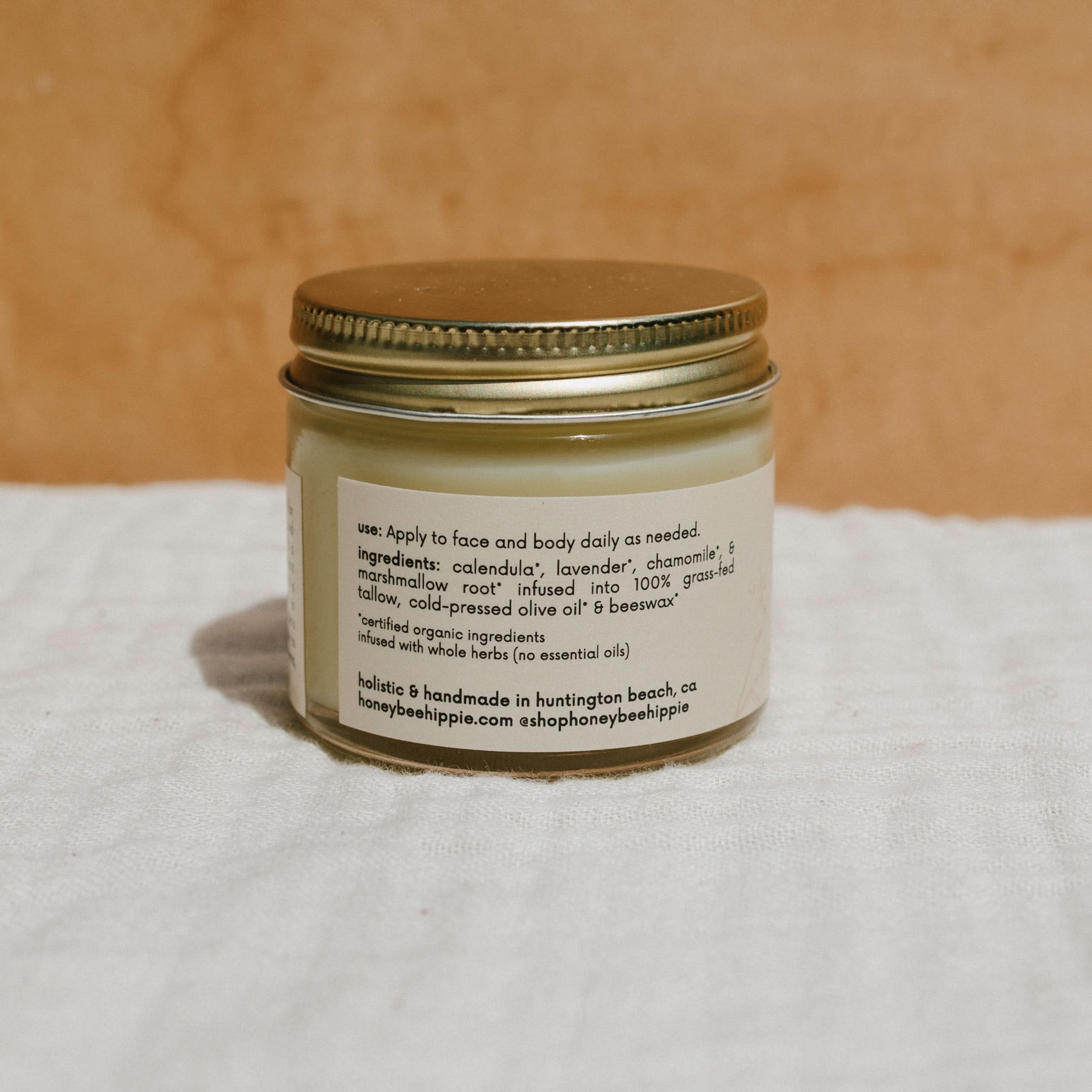 Honeybee Hippie Tallow Whip Natural Mama Tallow Butter