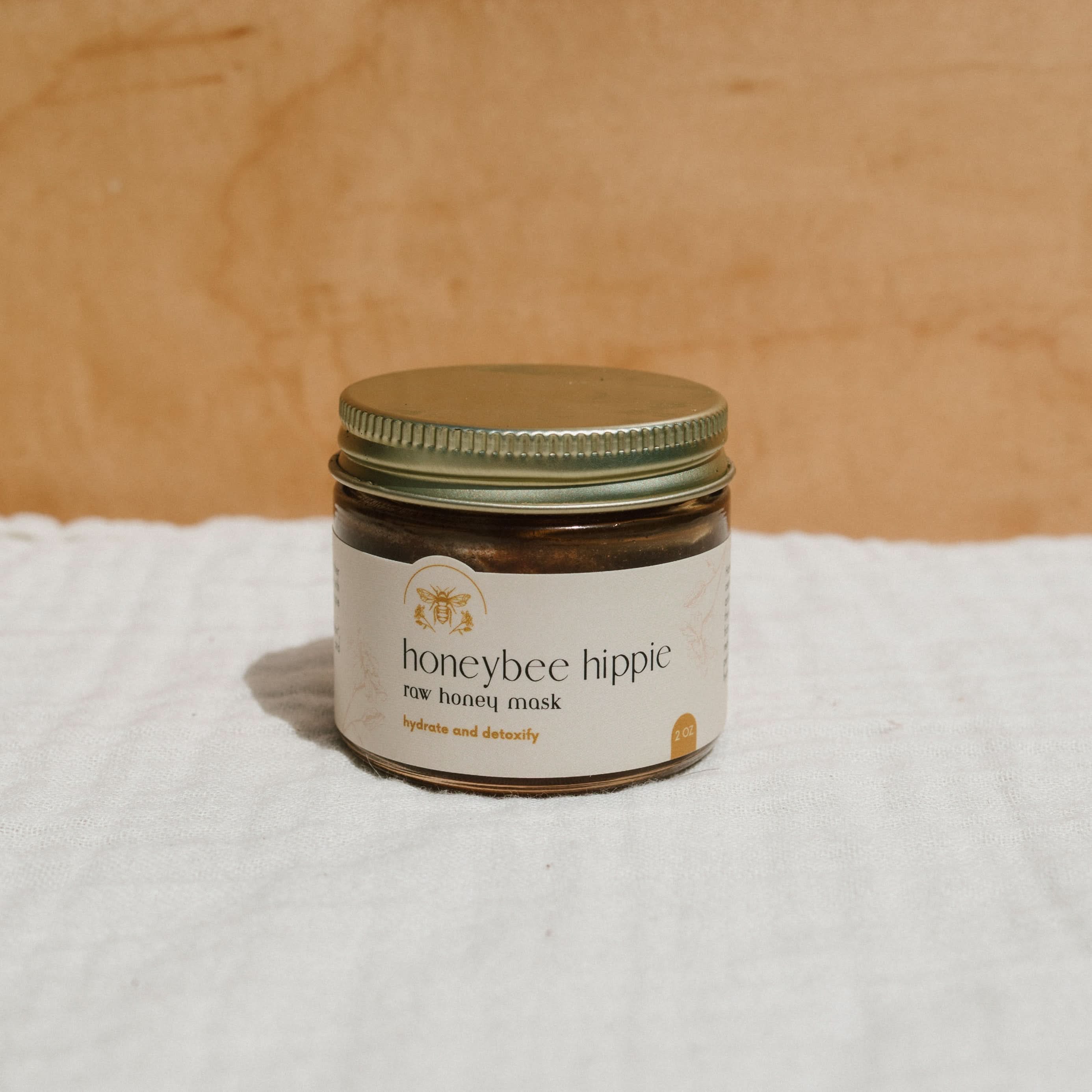 Honeybee Hippie Honey Face Mask Herbal Infused Raw Honey Mask