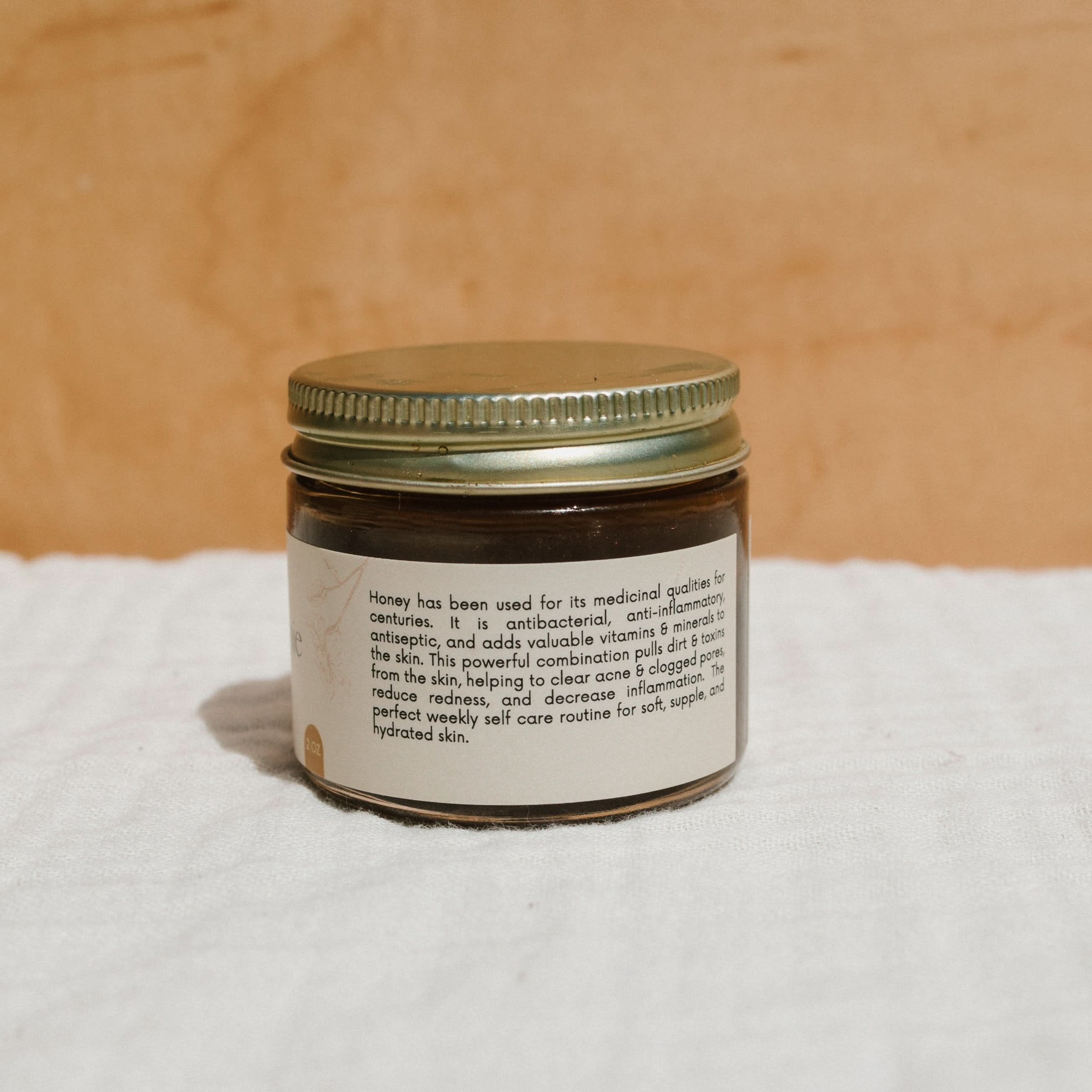 Honeybee Hippie Honey Face Mask Herbal Infused Raw Honey Mask