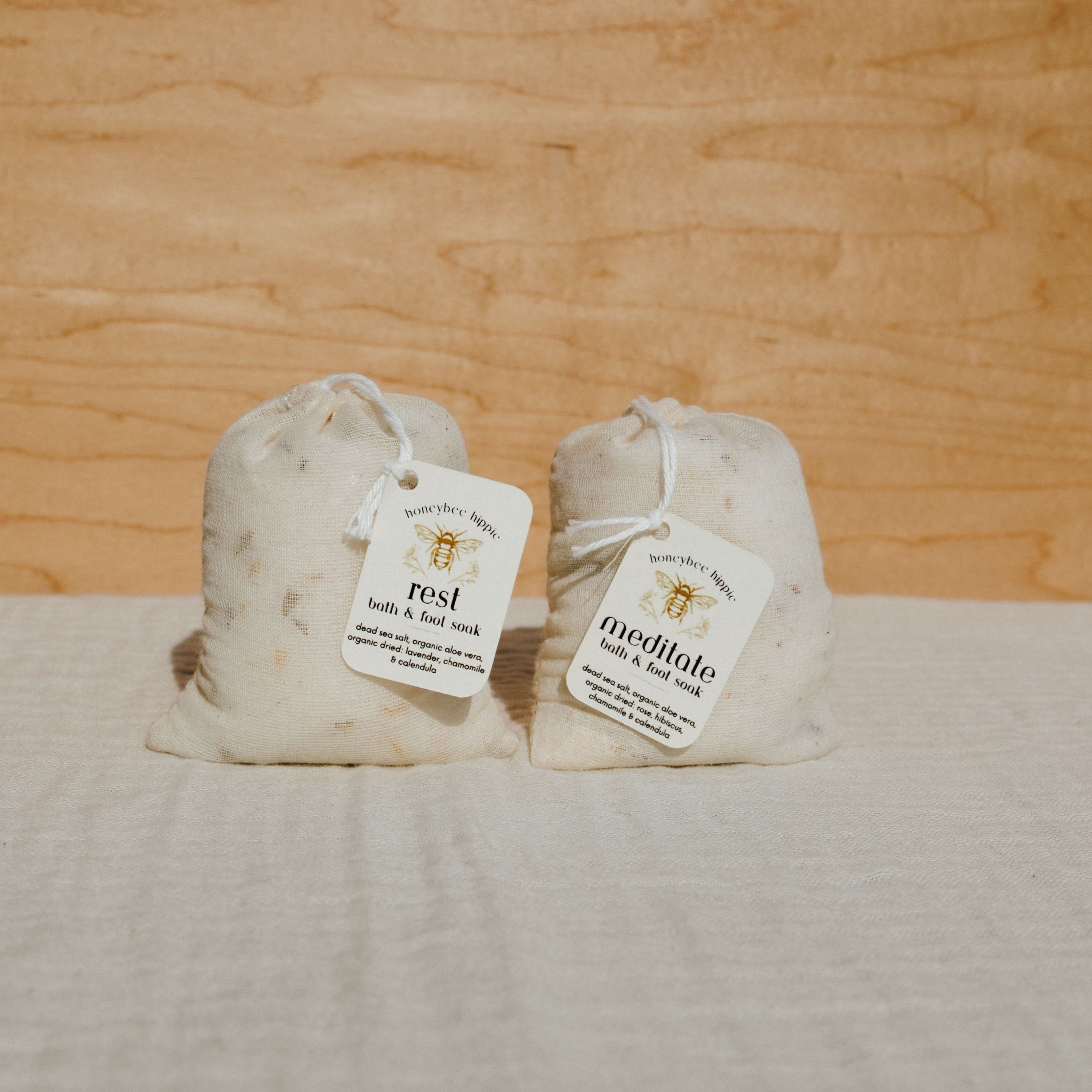 Honeybee Hippie bath salt meditate bath soak