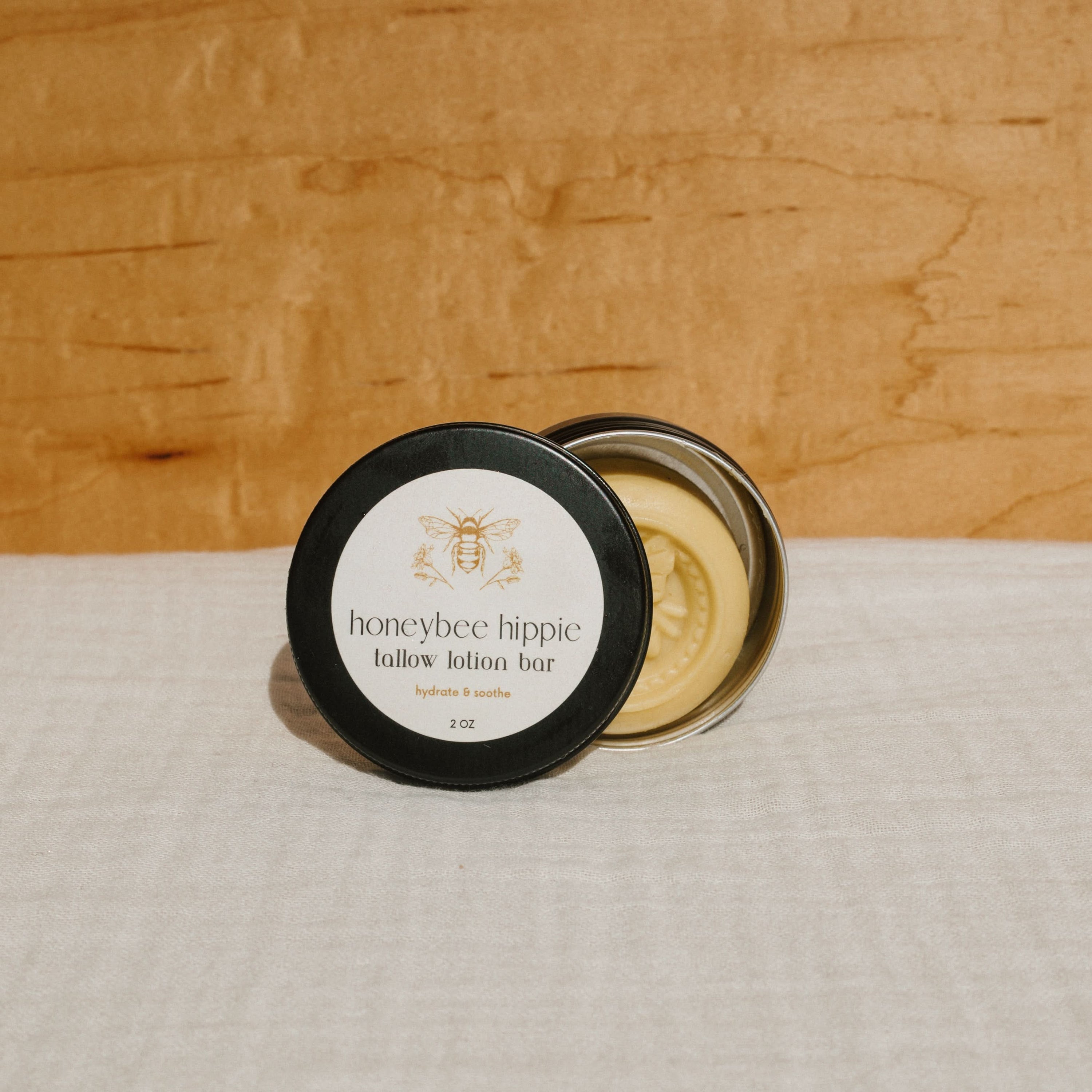 Honeybee Hippie Lotion tallow lotion bar