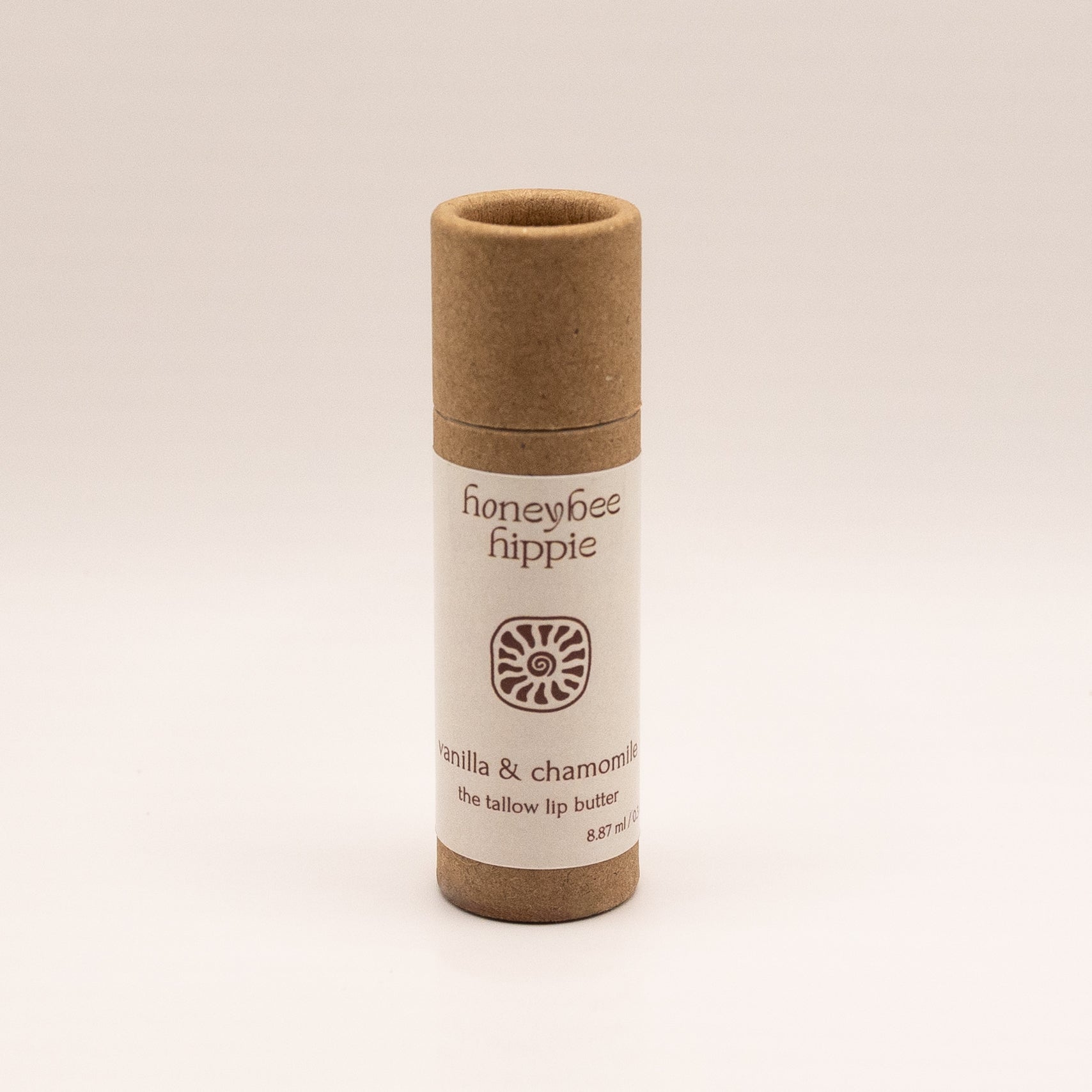 Lip balm tube with &