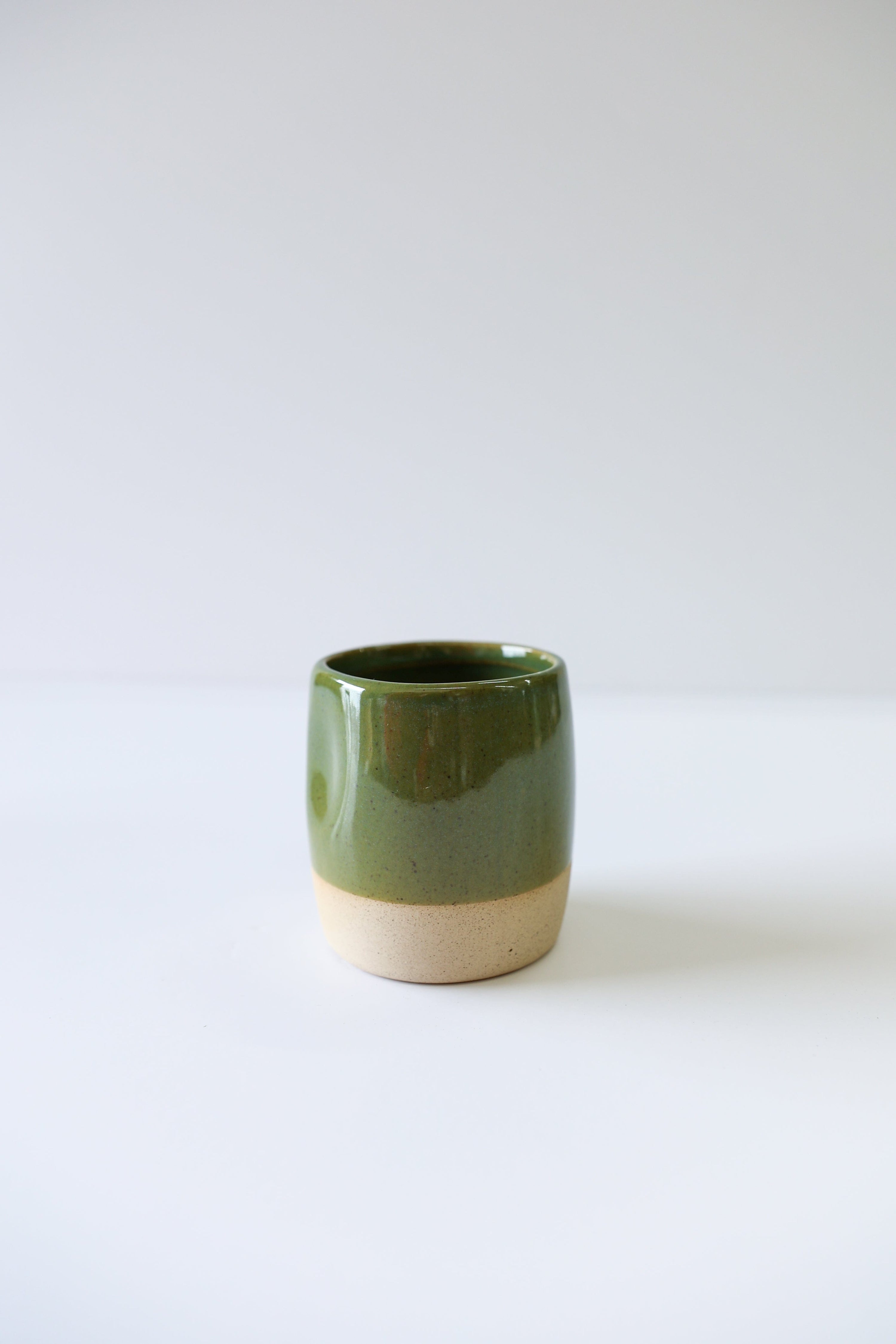 Glazed Garage Ceramics Cup Cliffs Cup | Moss (Set of 2)