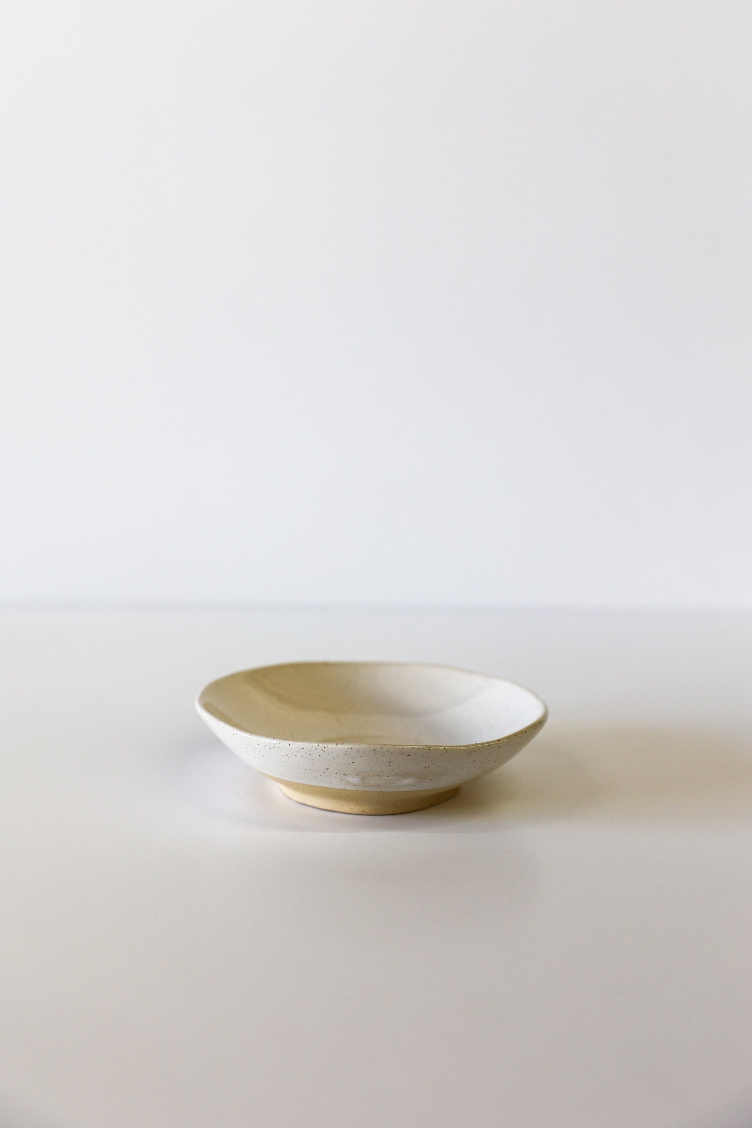 Glazed Garage Ceramics Bowl Drift Dipping Bowls - White Speckle (Set of 4)