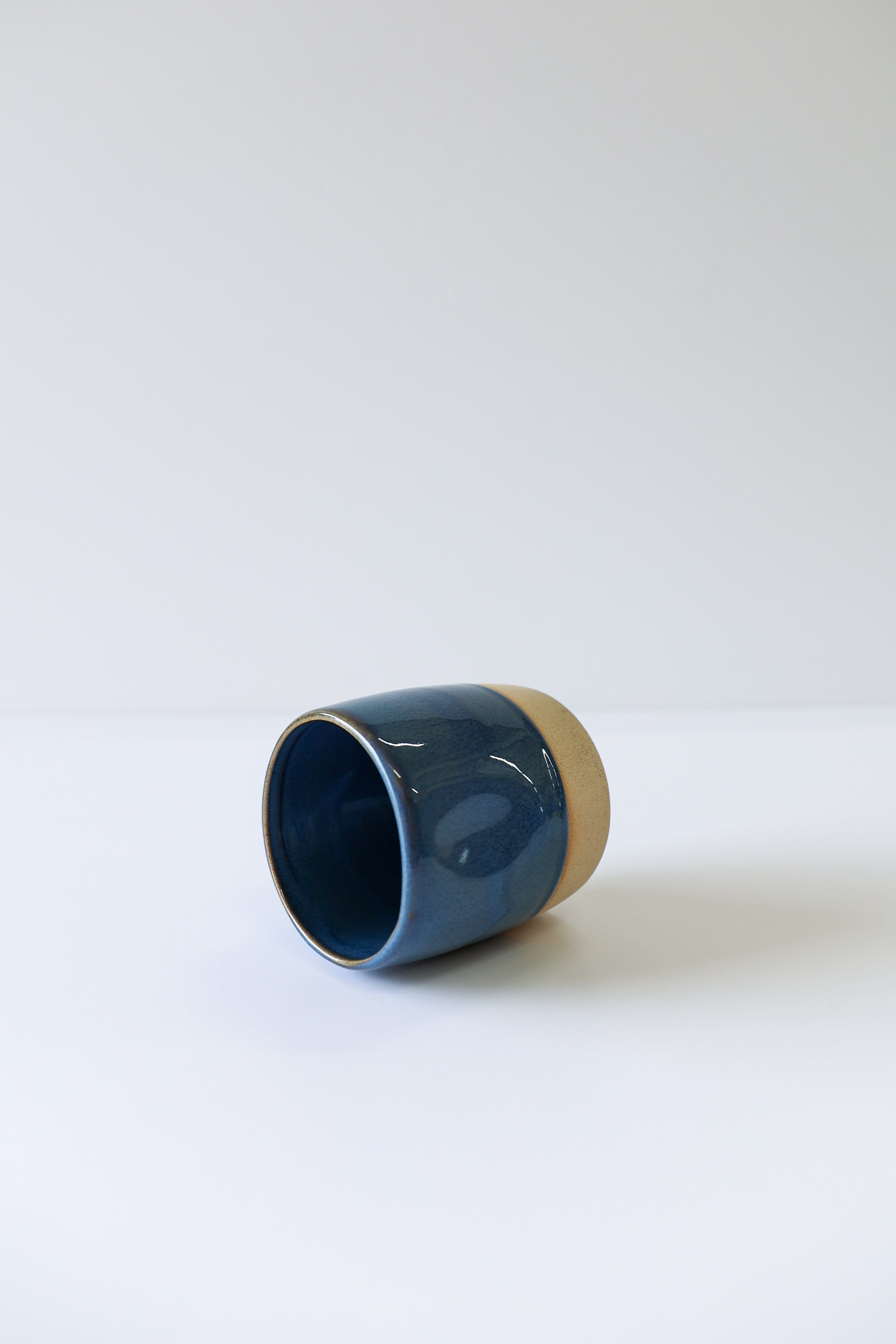 Glazed Garage Ceramics Cup Cliffs Cup | Deep Sea (Set of 2)