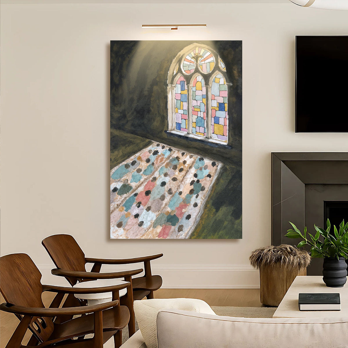 Tailored Canvases Canvas 18x12 inch Medium Premium Gallery Wrapped Sacred Reflection Faith Wall Art