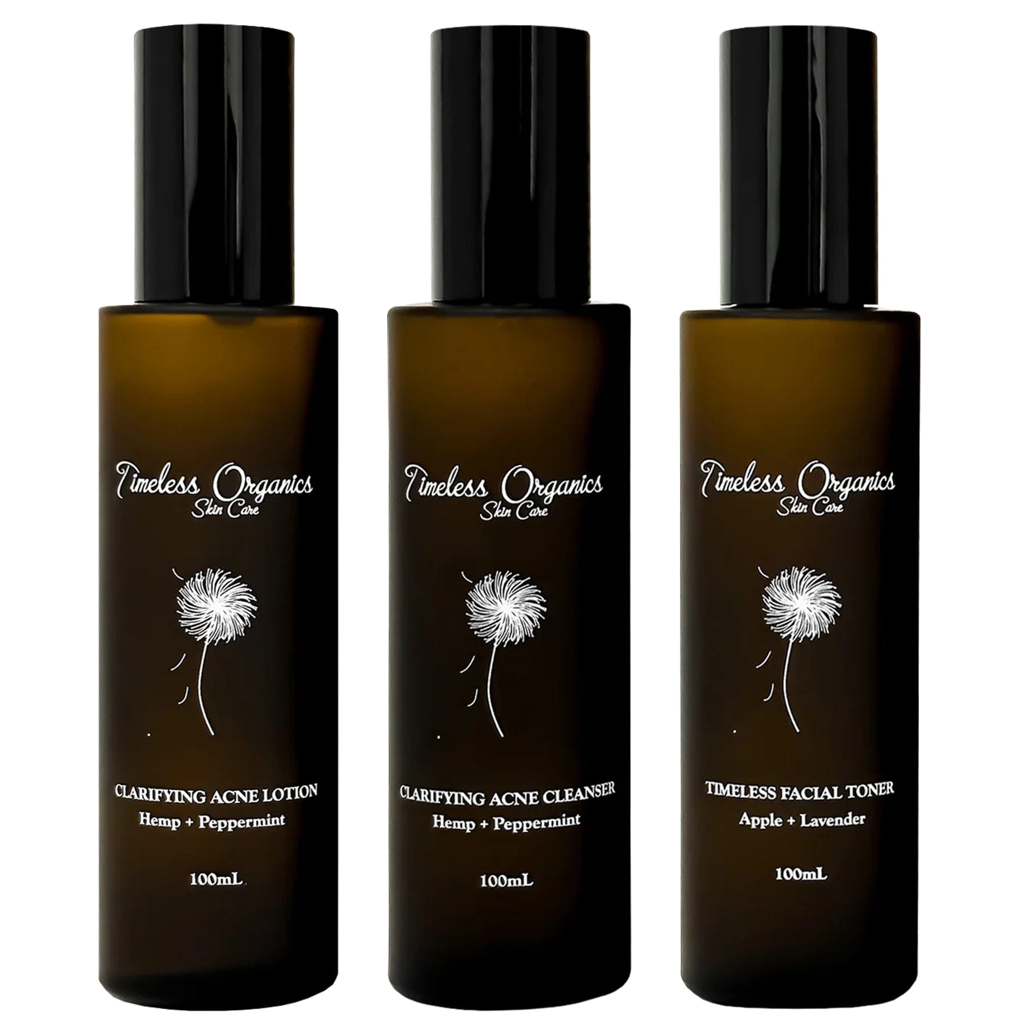 Timeless Organics Skin Care Kit 3-Step Acne System