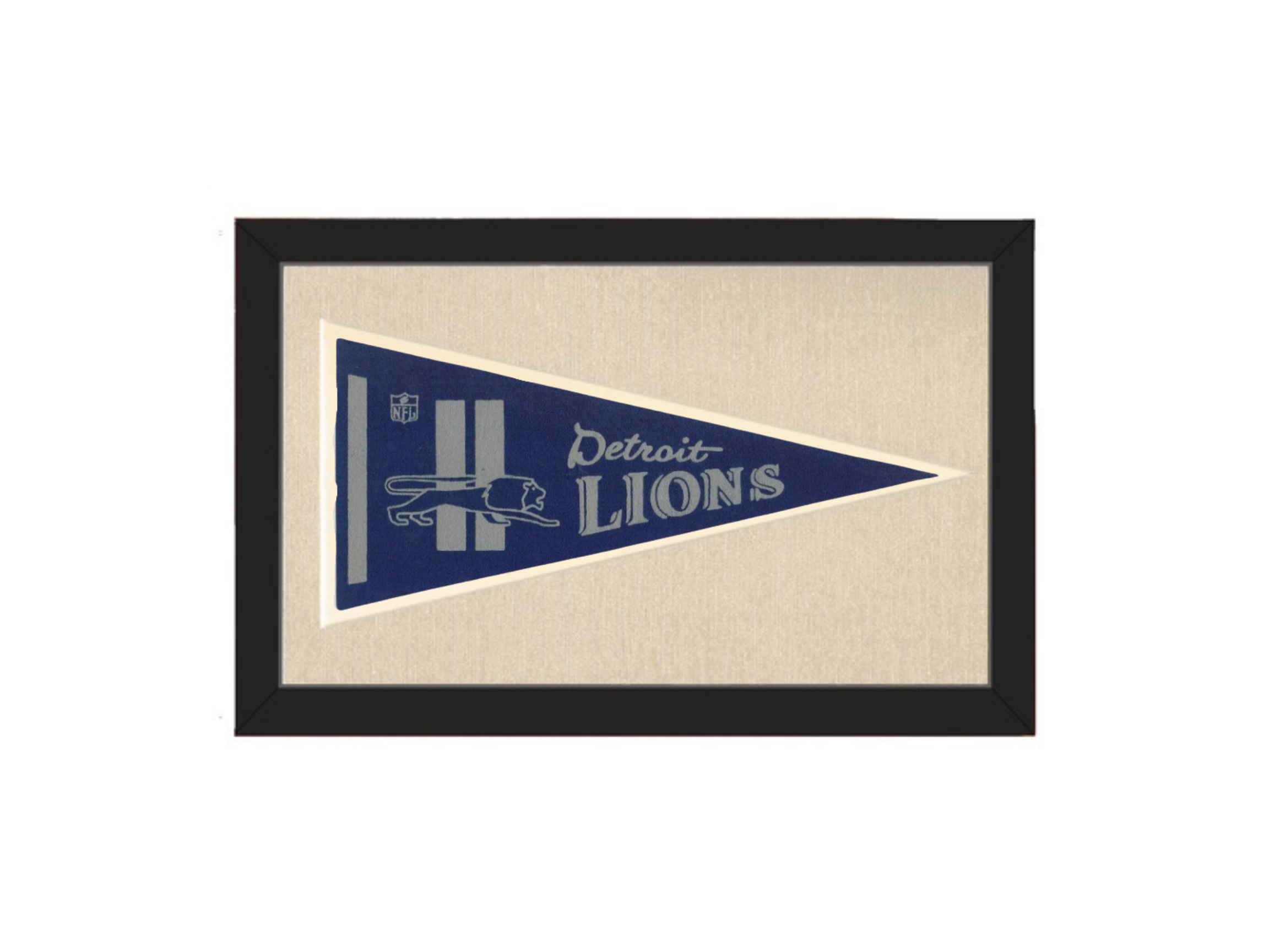 Vintage Detroit Lions NFL Pennant