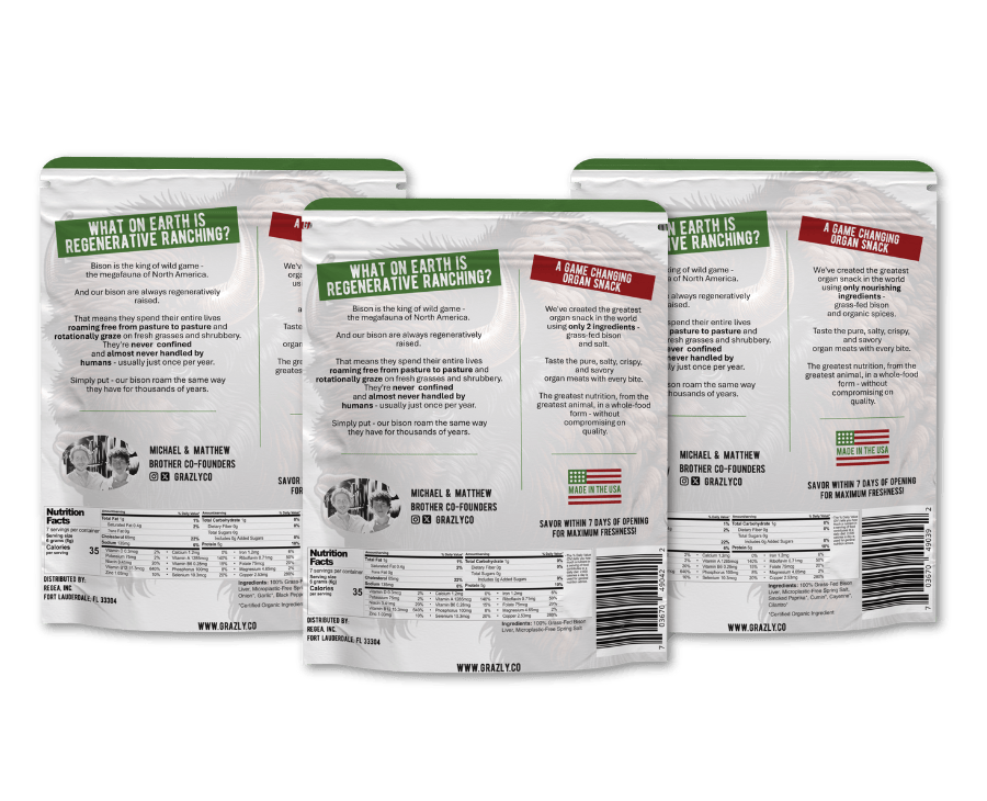 Bison Liver Crisp Variety Pack