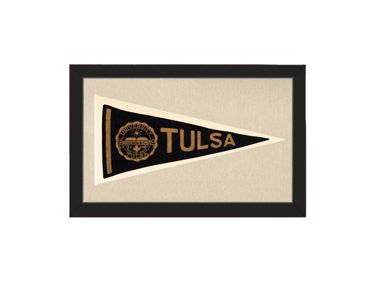 Vintage Tulsa Pennant